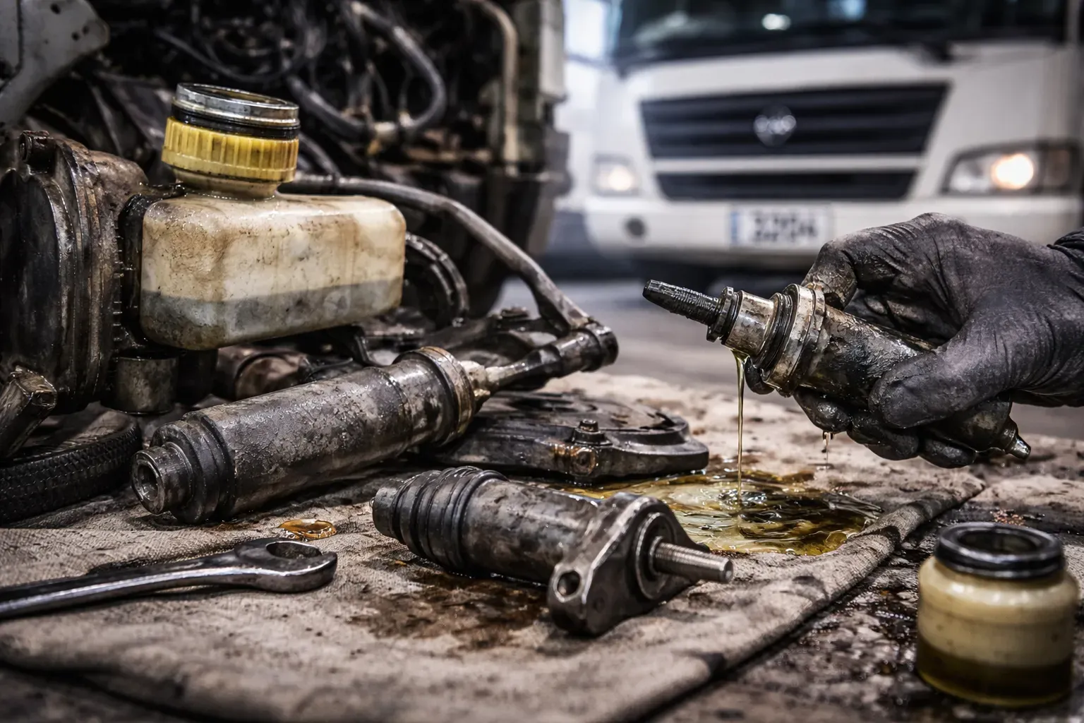 Причины неисправности цилиндра сцепления ПАЗ-3204