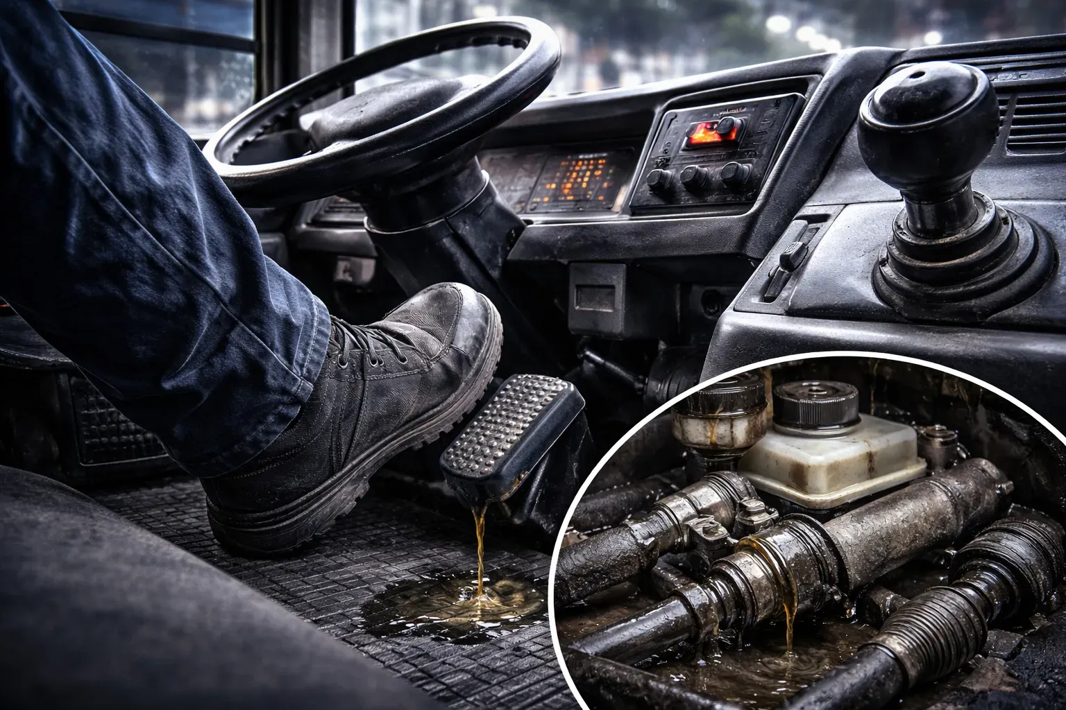 Причины неисправности цилиндра сцепления ПАЗ-3204