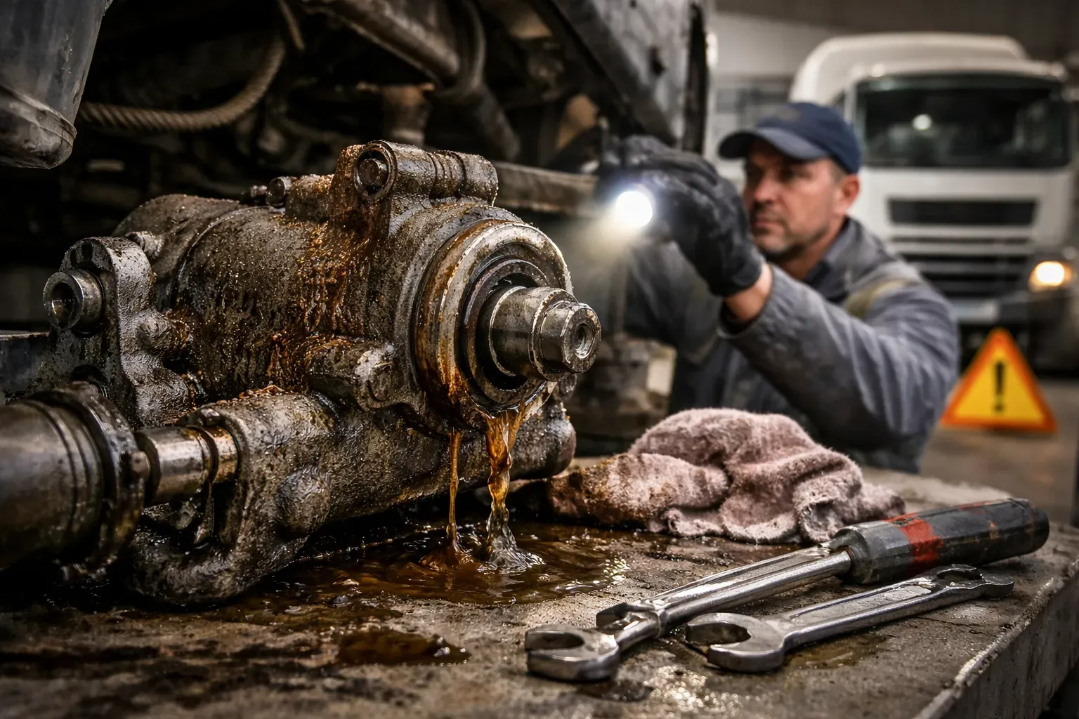 Основные неисправности рулевого редуктора грузовика: как распознать проблему и избежать дорогого ремонта