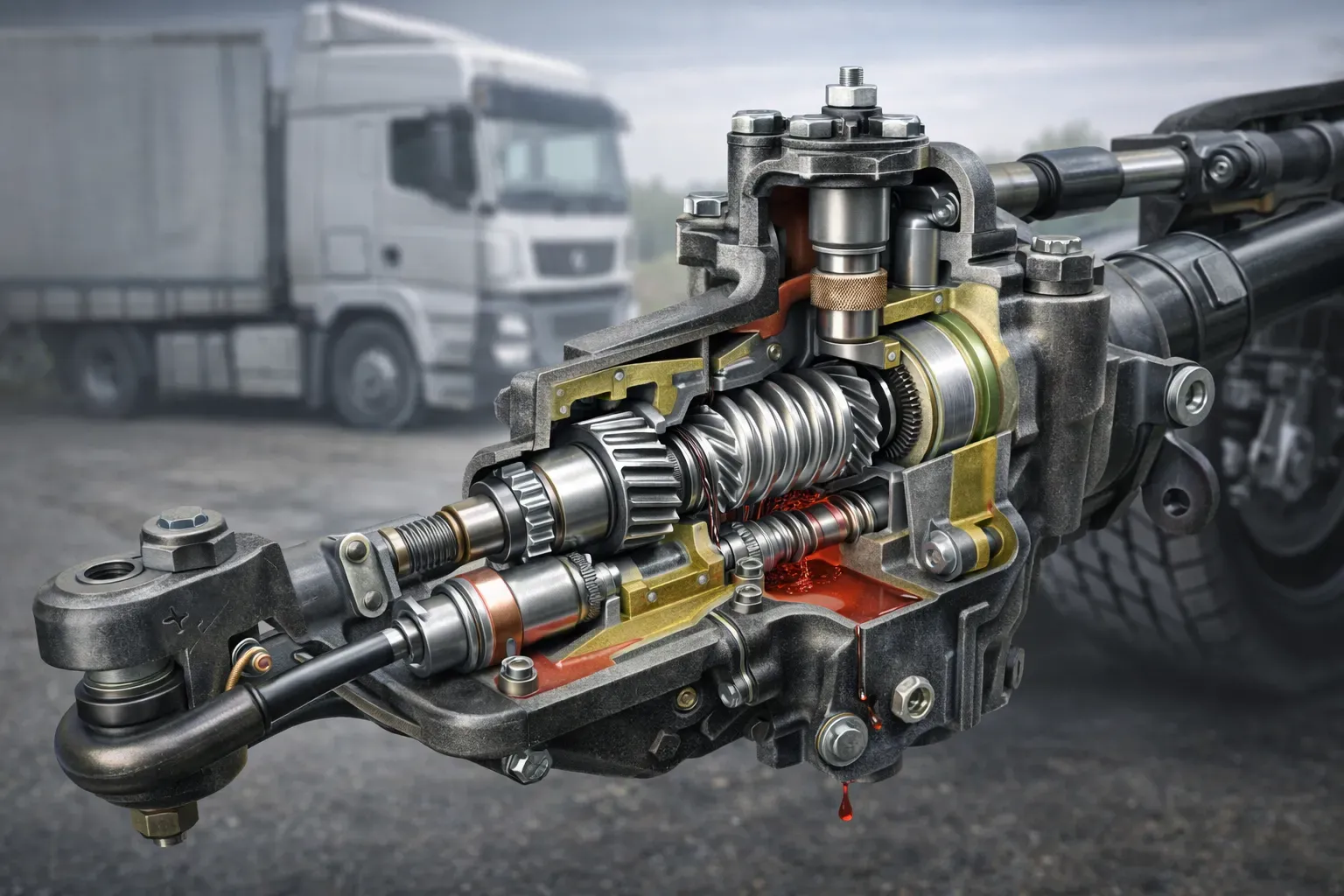 Основные неисправности рулевого редуктора грузовика: как распознать проблему и избежать дорогого ремонта