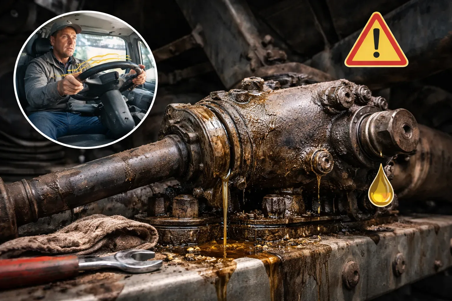 Основные неисправности рулевого редуктора грузовика: как распознать проблему и избежать дорогого ремонта