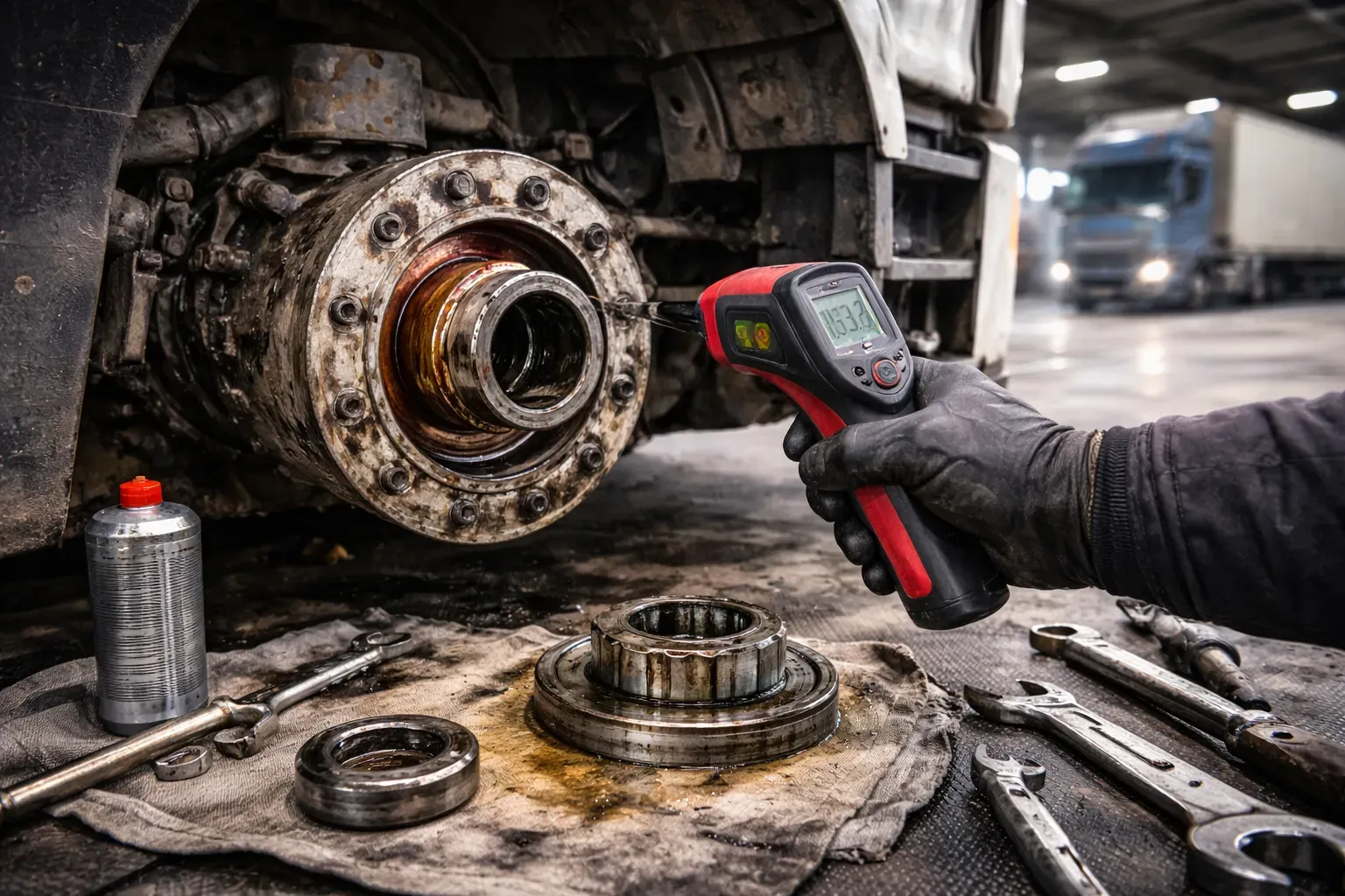 Ступицы и подшипники перед  рейсом: как распознать перегрев и люфт