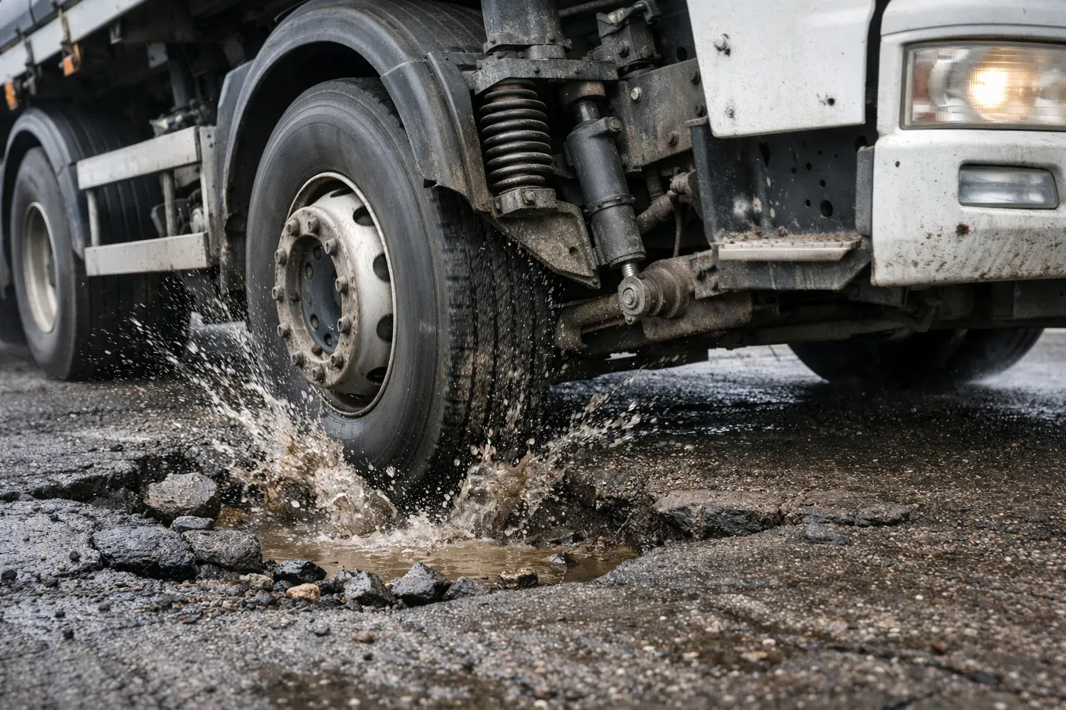 Подвеска после ям и колеи: проверка рессор, амортизаторов и пневмобаллонов