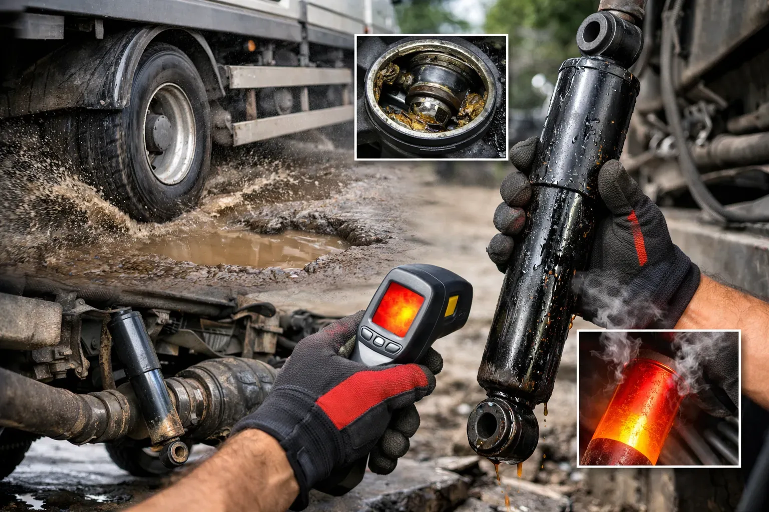 Подвеска после ям и колеи: проверка рессор, амортизаторов и пневмобаллонов