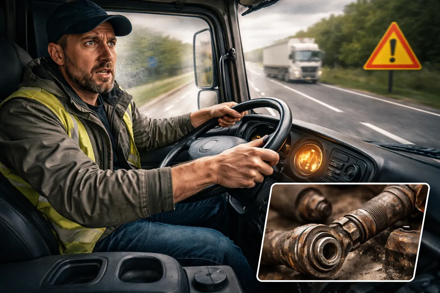 Что будет, если ездить с люфтом руля у грузовика