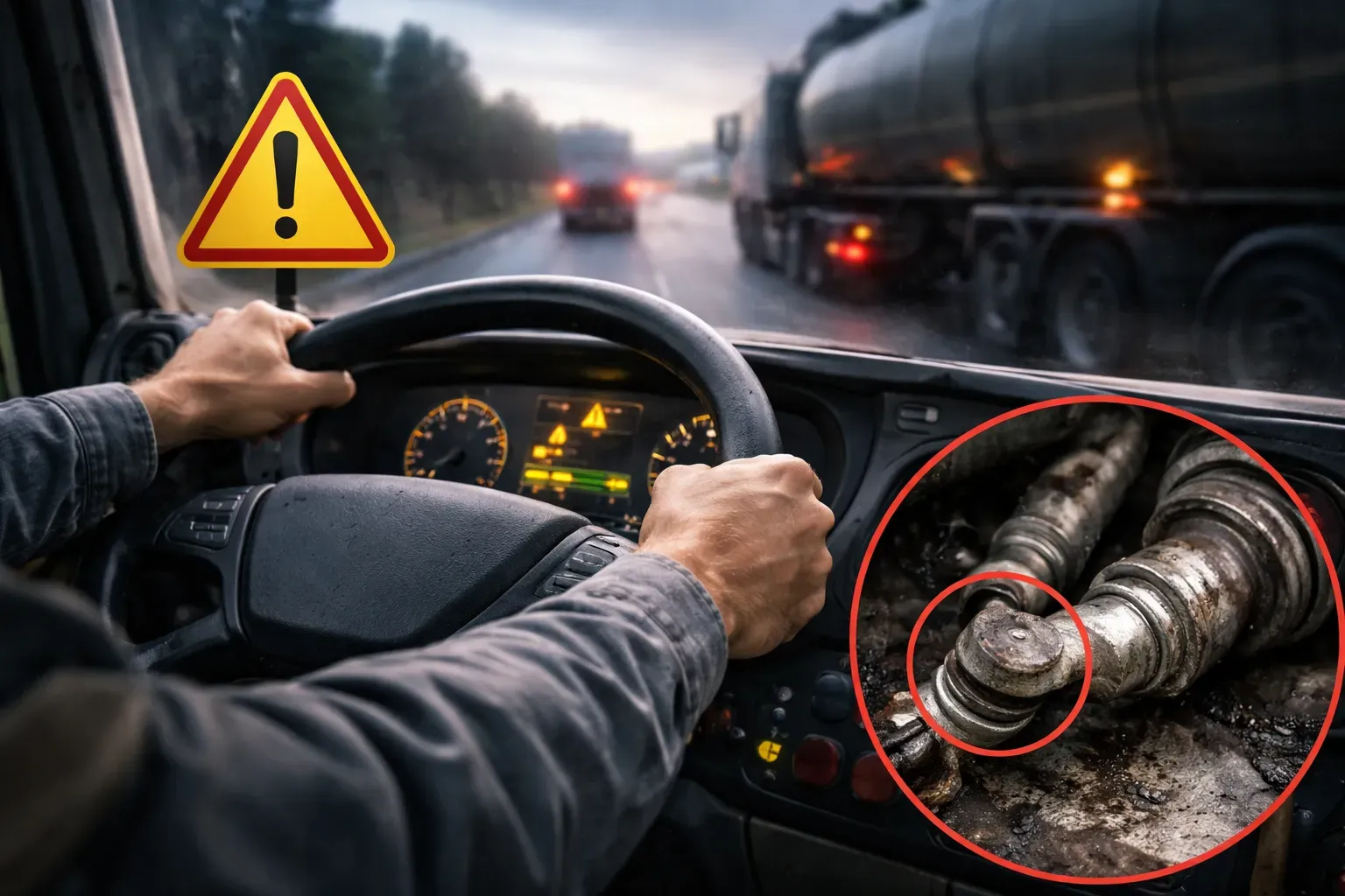 Что будет, если ездить с люфтом руля у грузовика