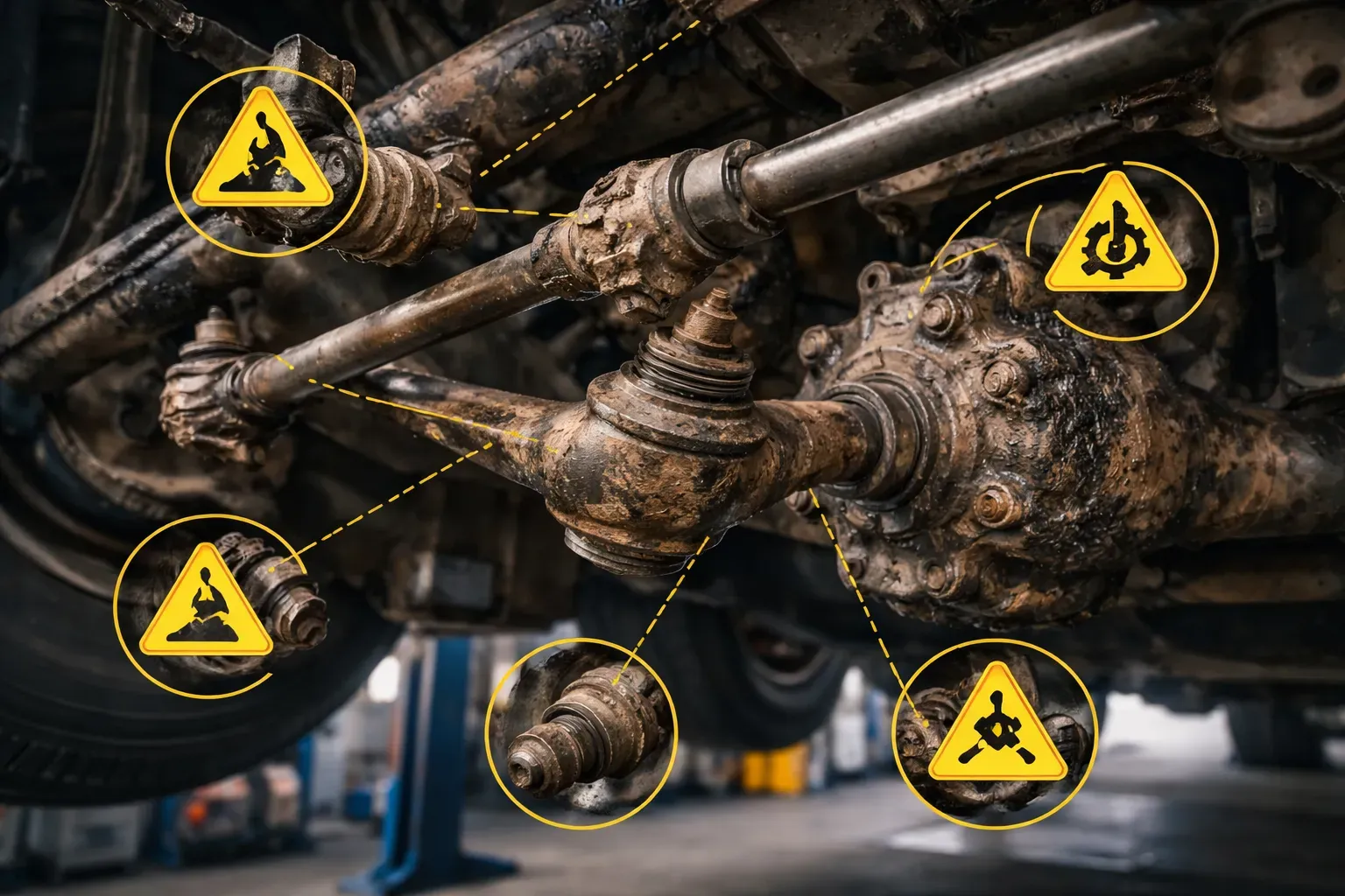 Что будет, если ездить с люфтом руля у грузовика