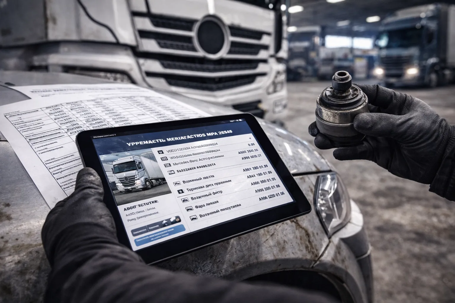 Как проверить совместимость запчастей с моделью грузового автомобиля