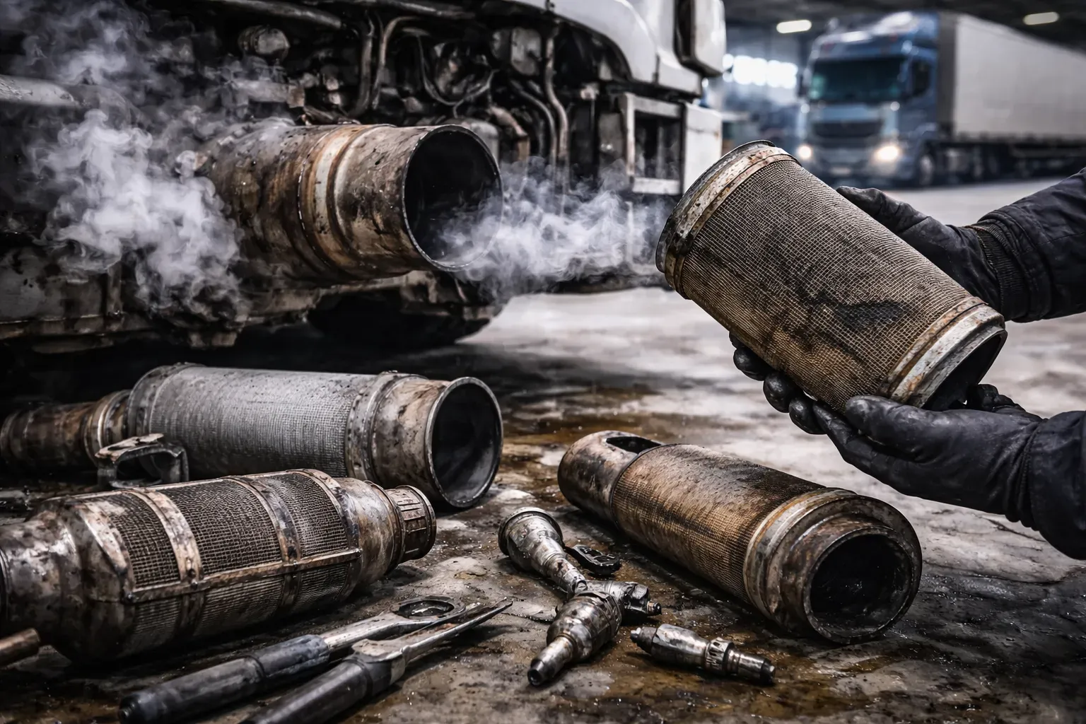 Грузовик потерял мощность — виновата ли система выхлопа?
