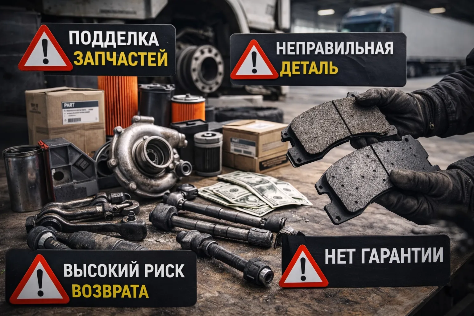 Ошибки при покупке запчастей для грузовых автомобилей и как их избежать