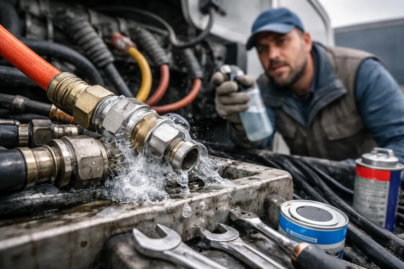 Почему травит воздух из фитингов: причины, диагностика и решения