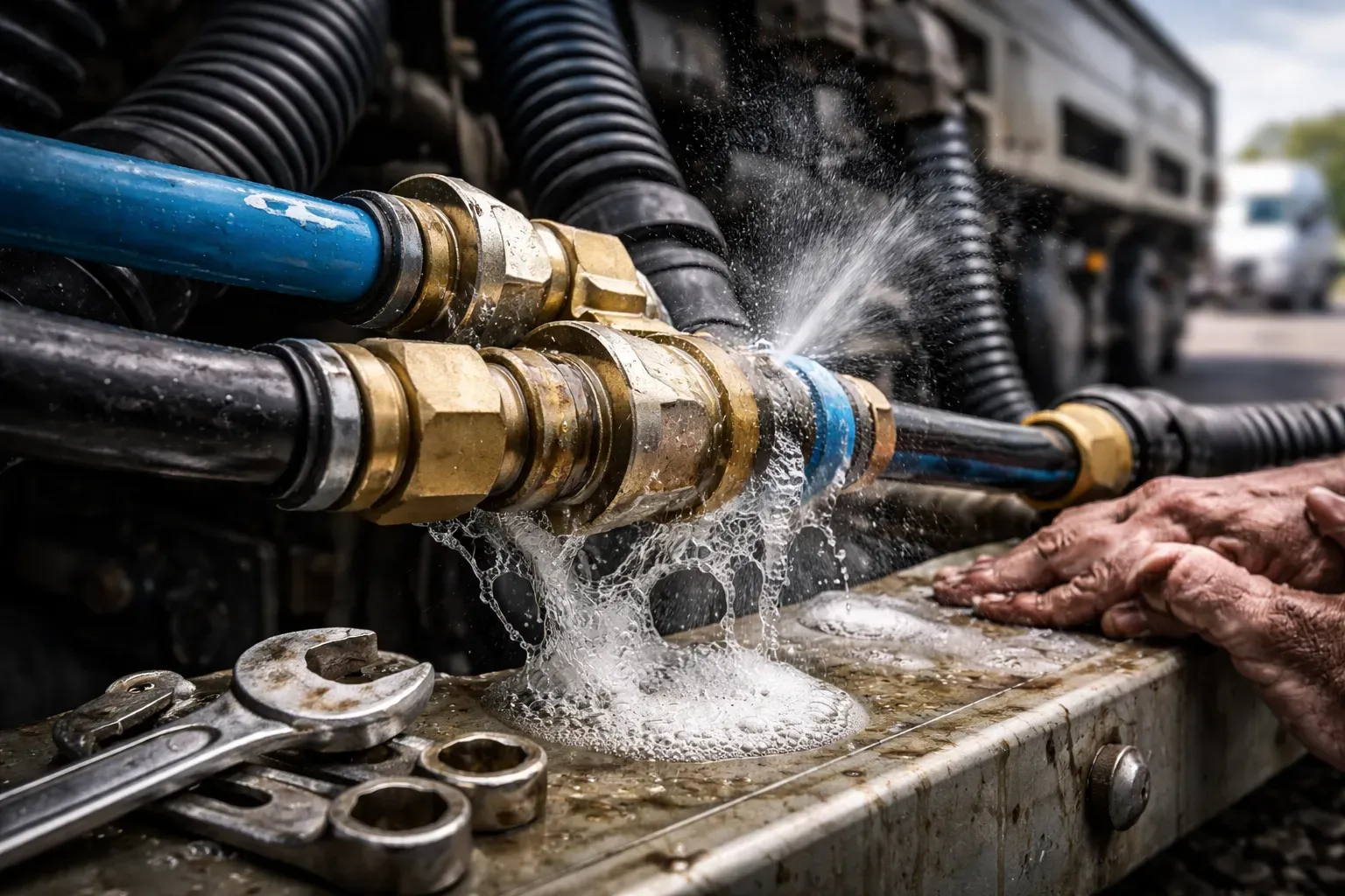 Почему травит воздух из фитингов: причины, диагностика и решения