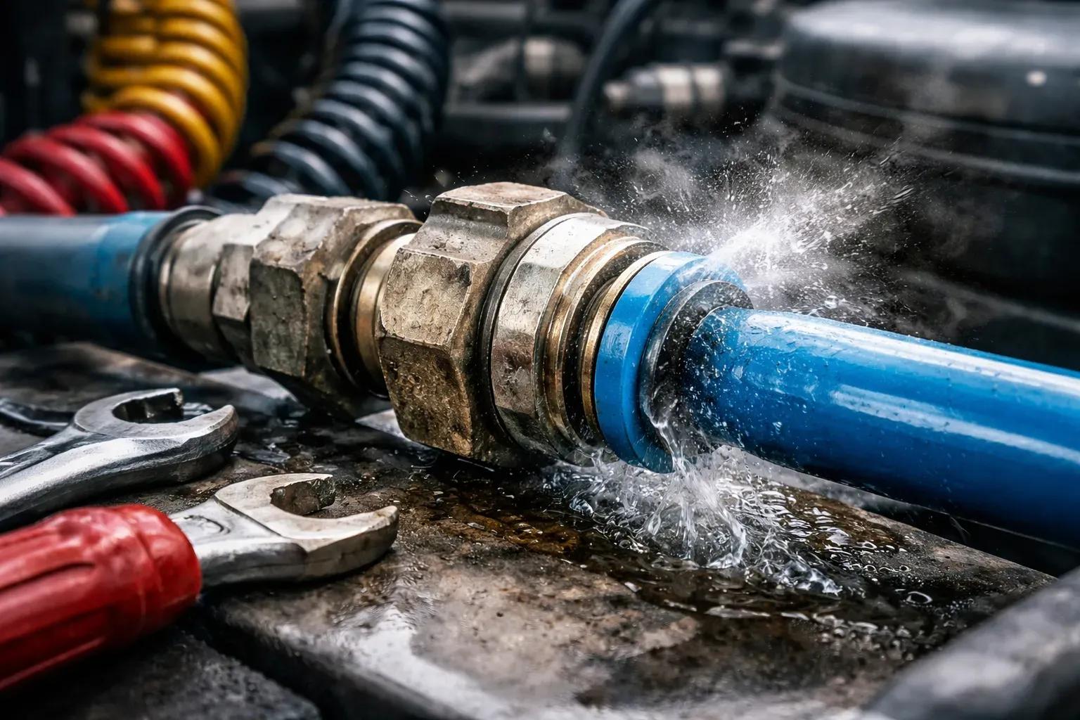 Почему травит воздух из фитингов: причины, диагностика и решения