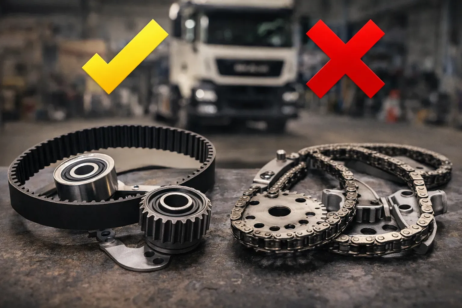 Ремень или цепь ГРМ: что лучше для грузовика