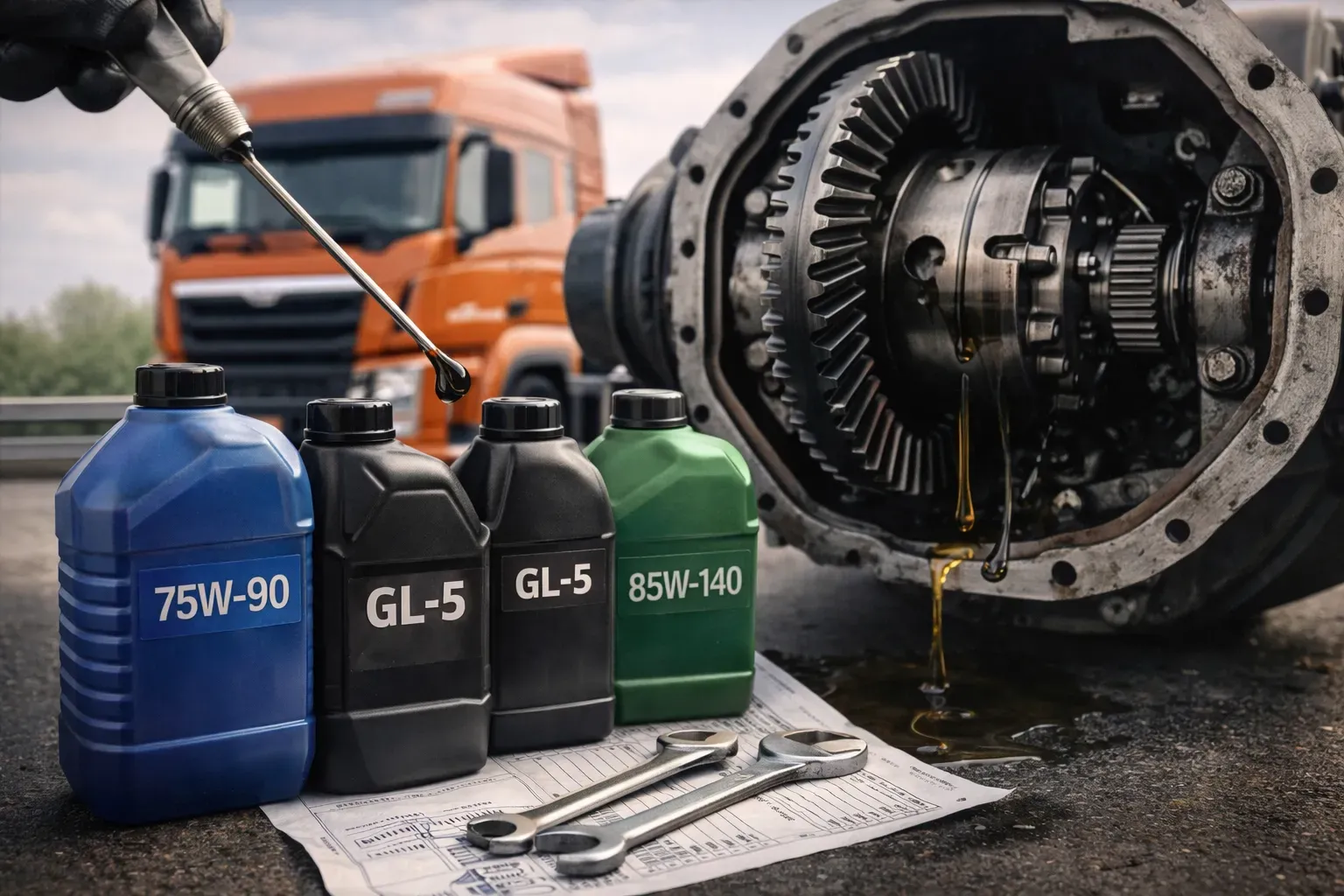 Какое масло заливать в редуктор грузовика