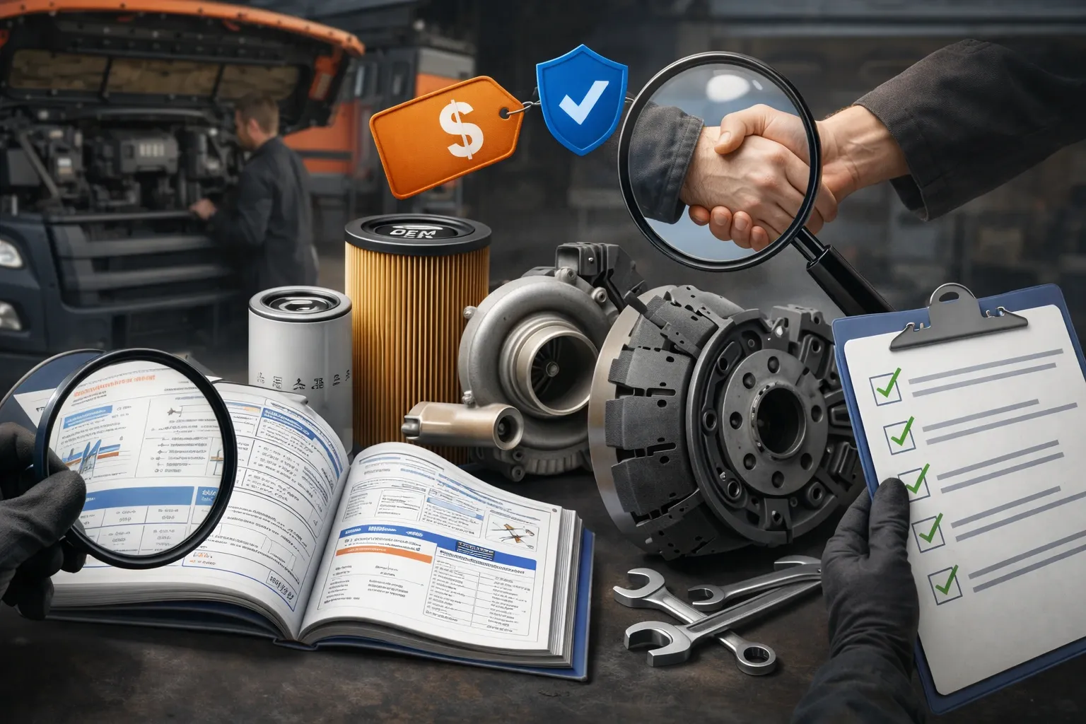 Как выбрать запчасти для грузового автомобиля: основные критерии