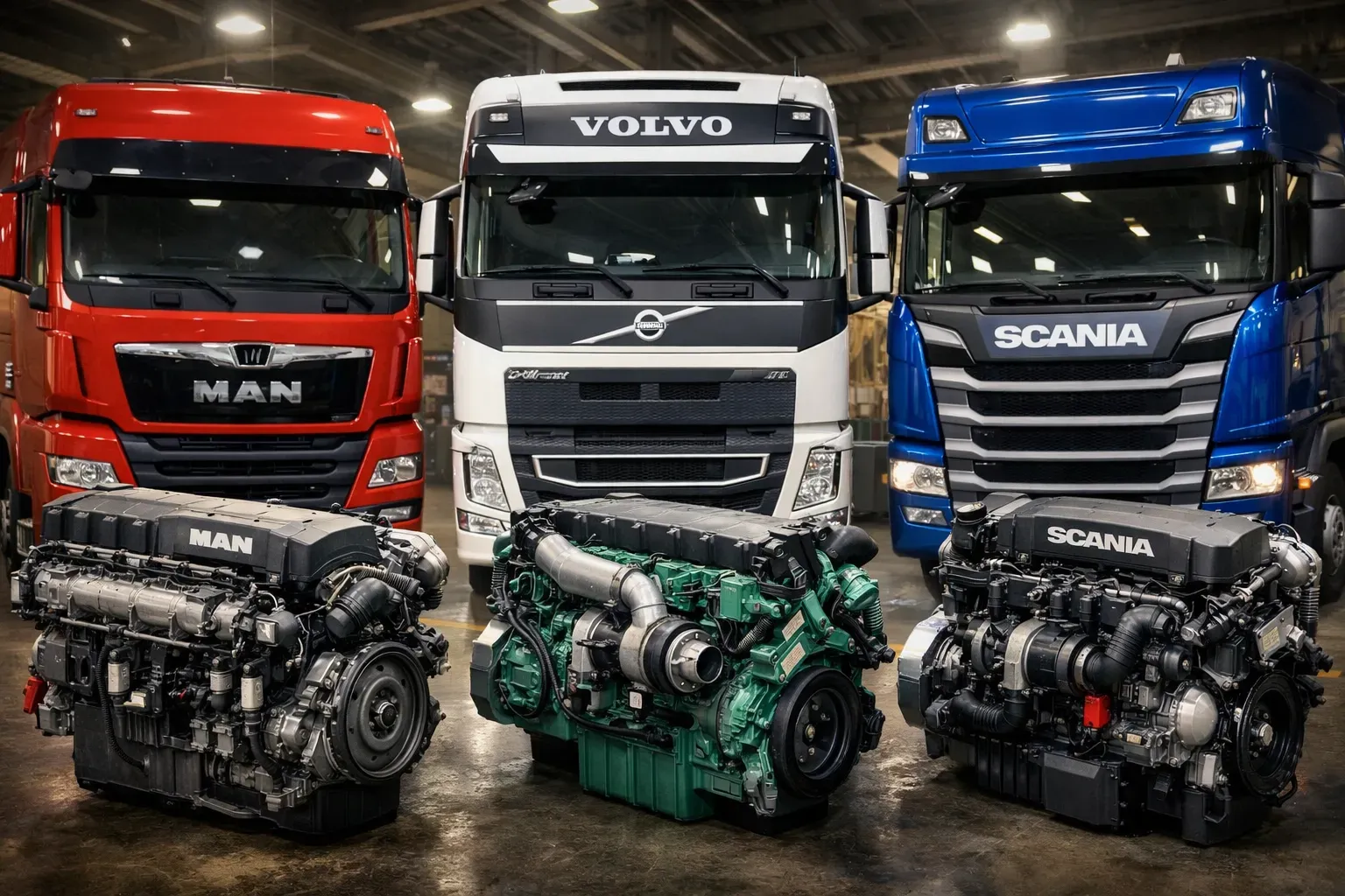 Чем отличаются двигатели MAN, Volvo и Scania по конструкции