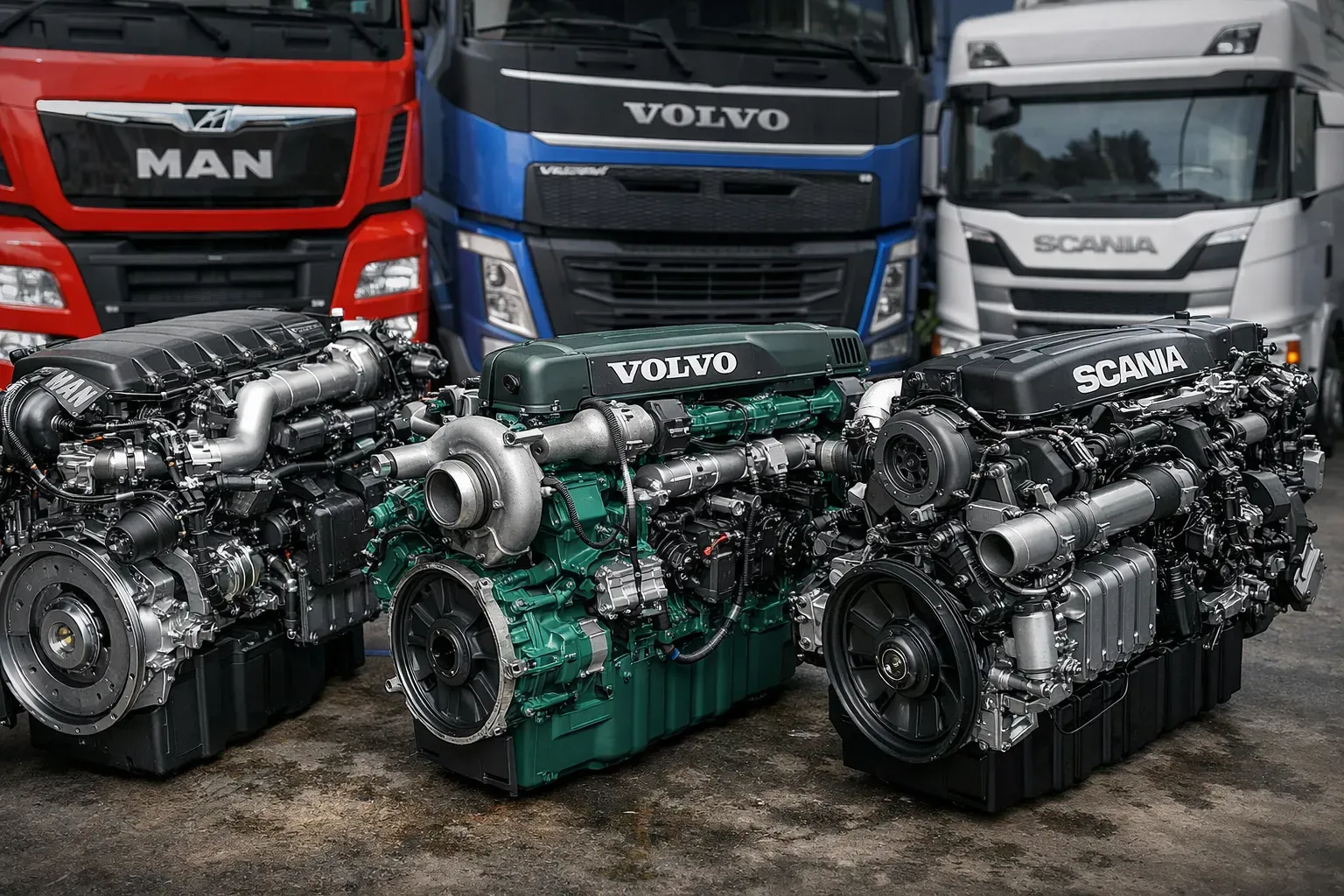 Чем отличаются двигатели MAN, Volvo и Scania по конструкции