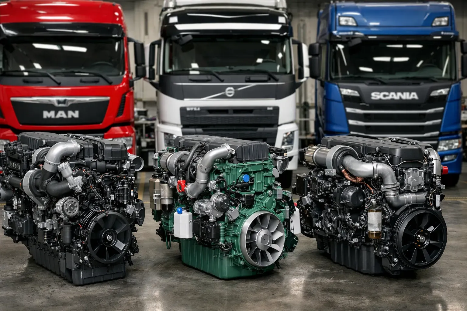 Чем отличаются двигатели MAN, Volvo и Scania по конструкции