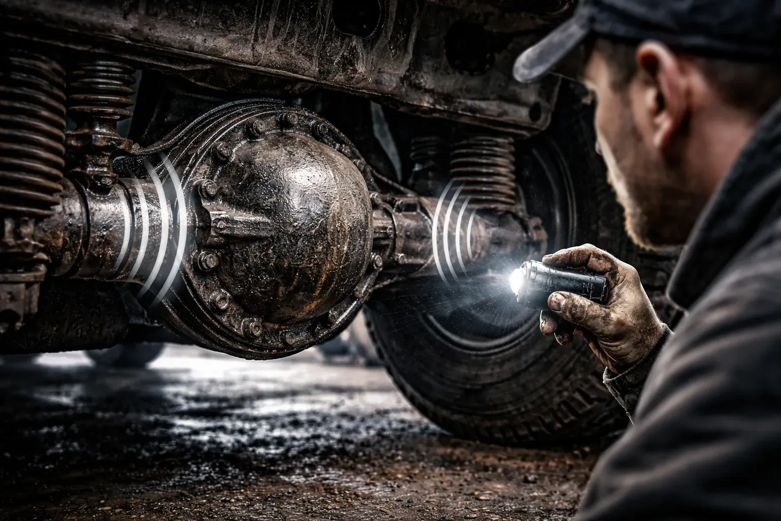 Гул заднего моста грузовика — основные причины и как не довести до ремонта