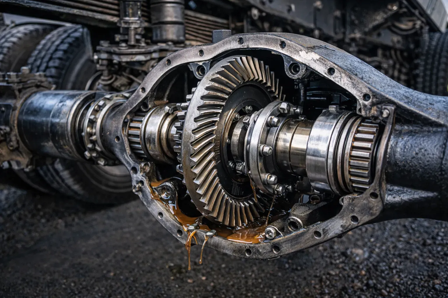 Гул заднего моста грузовика — основные причины и как не довести до ремонта