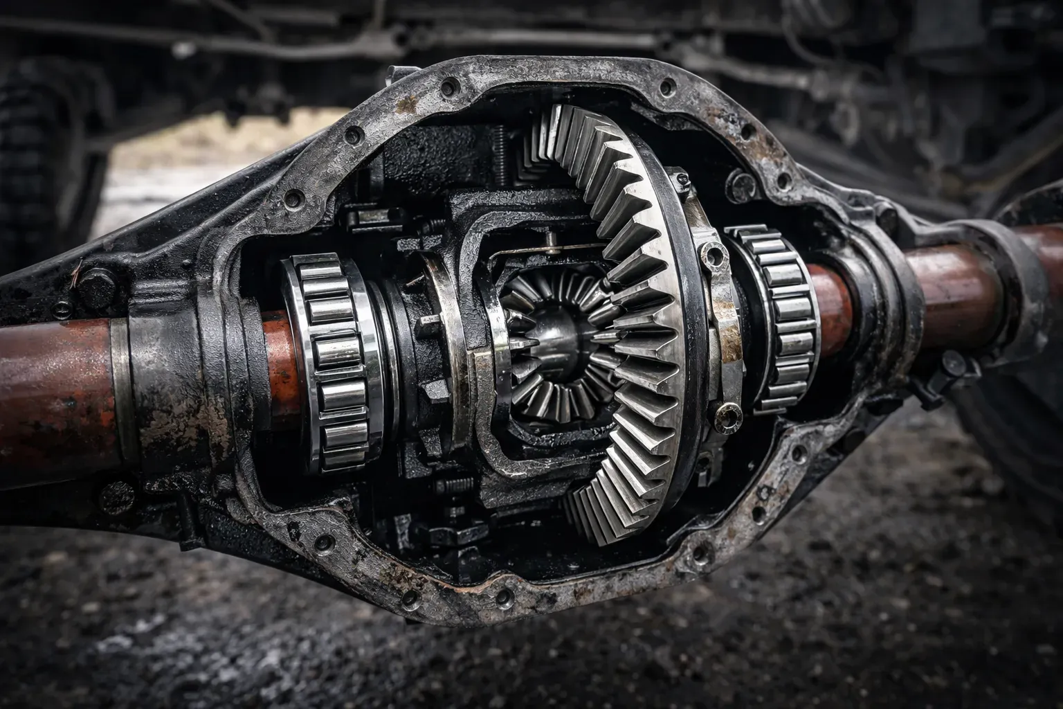 Гул заднего моста грузовика — основные причины и как не довести до ремонта