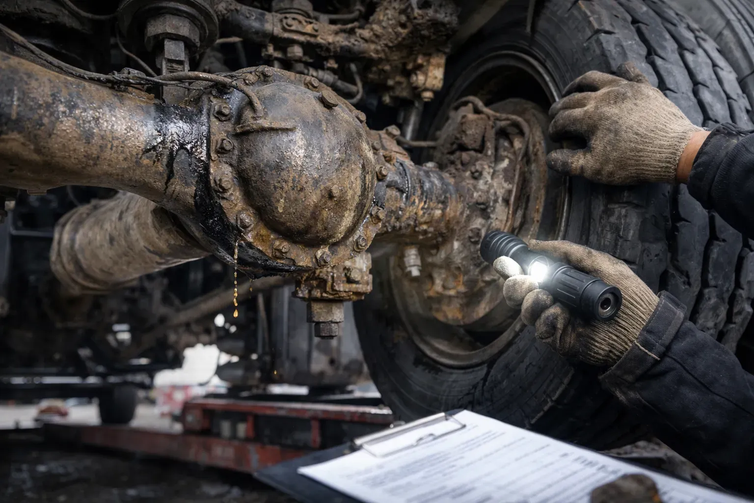 Проверка заднего моста грузовика перед покупкой: на что смотреть и как не попасть на ремонт