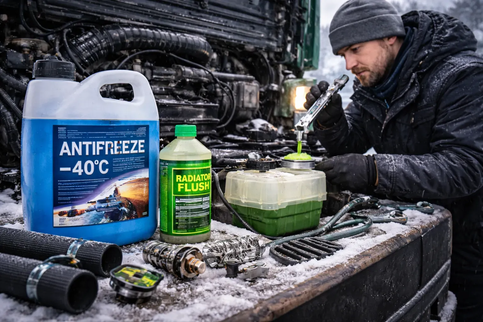 Антифриз и система охлаждения зимой: как не получить замерзание и перегрев