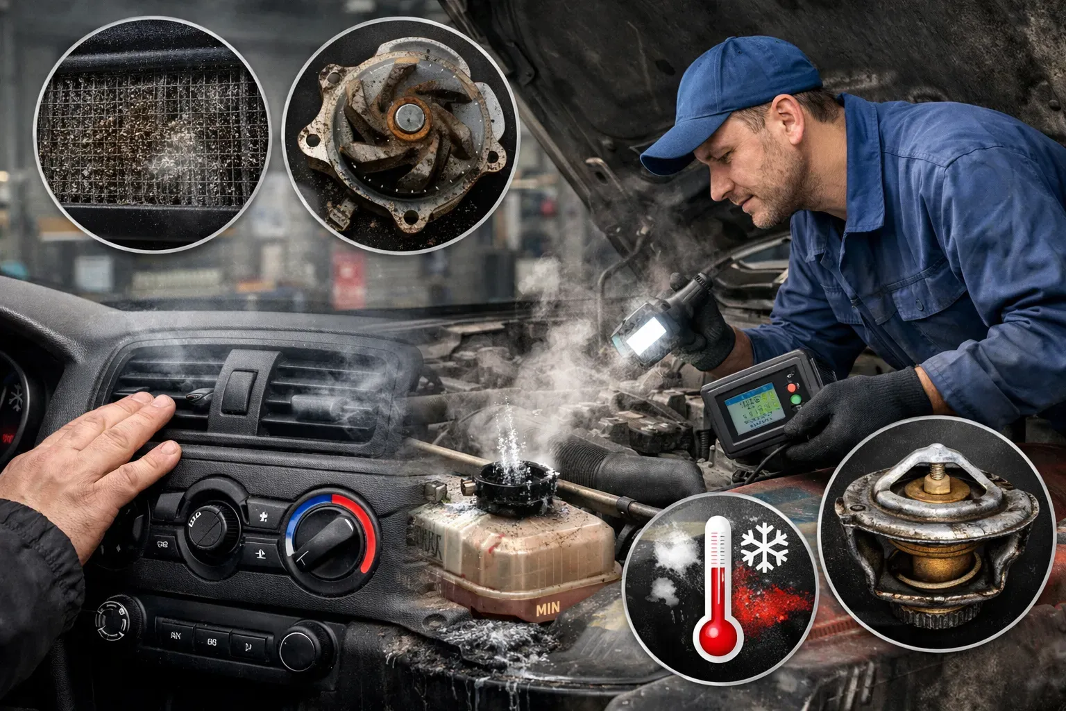 Антифриз и система охлаждения зимой: как не получить замерзание и перегрев