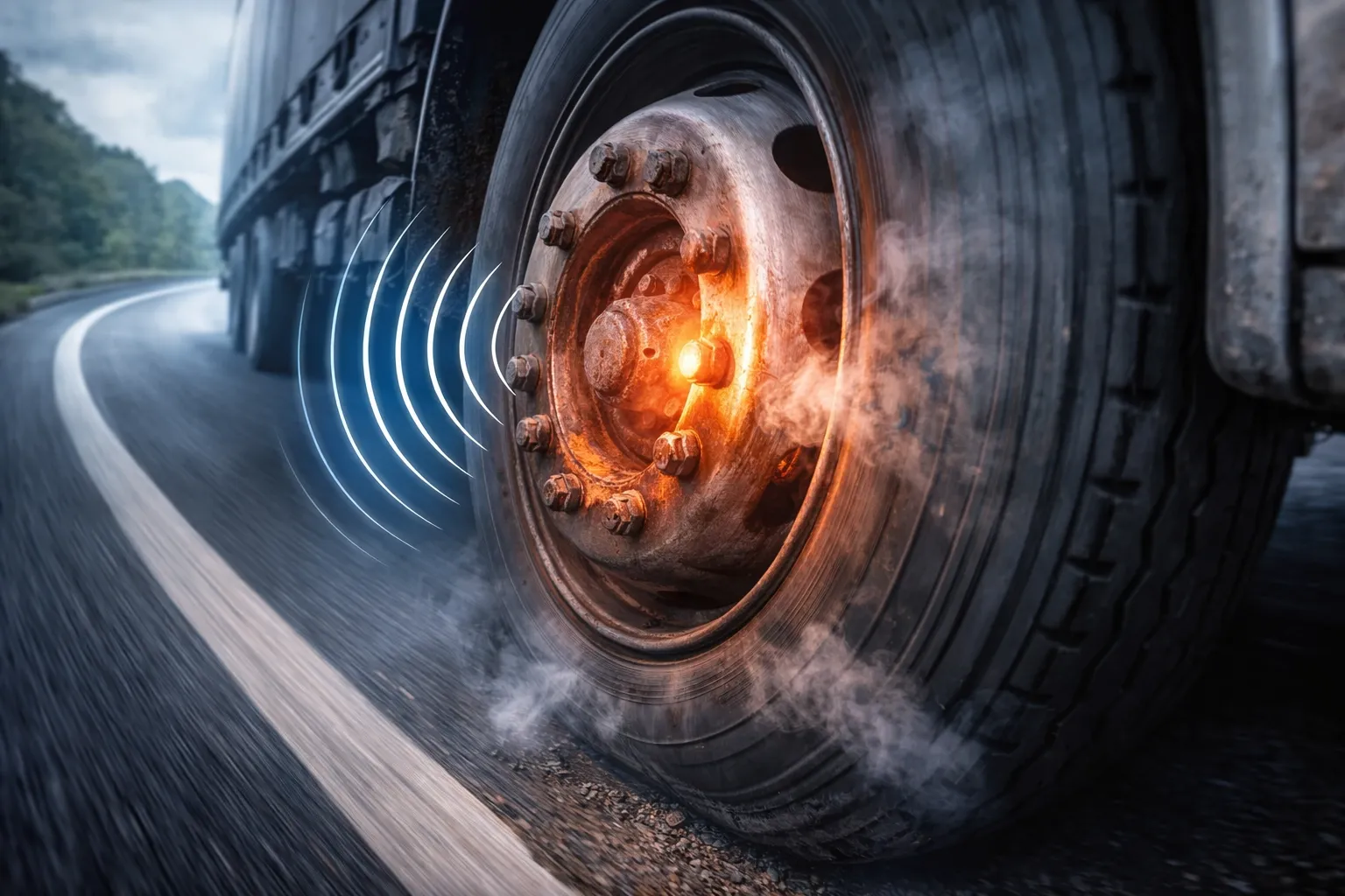 Как отличить неисправность подшипника от проблем с тормозами у грузовика