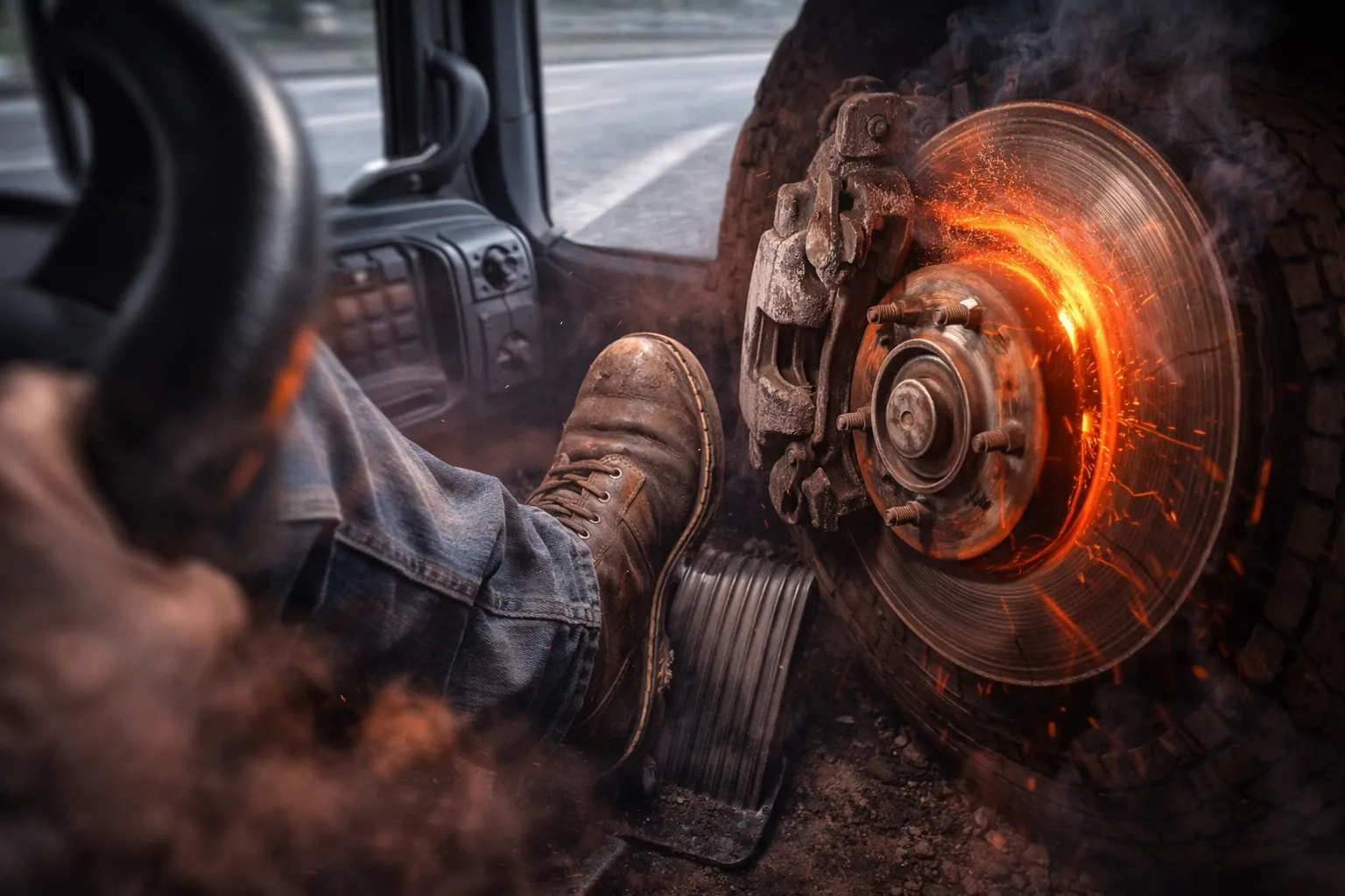 Как отличить неисправность подшипника от проблем с тормозами у грузовика