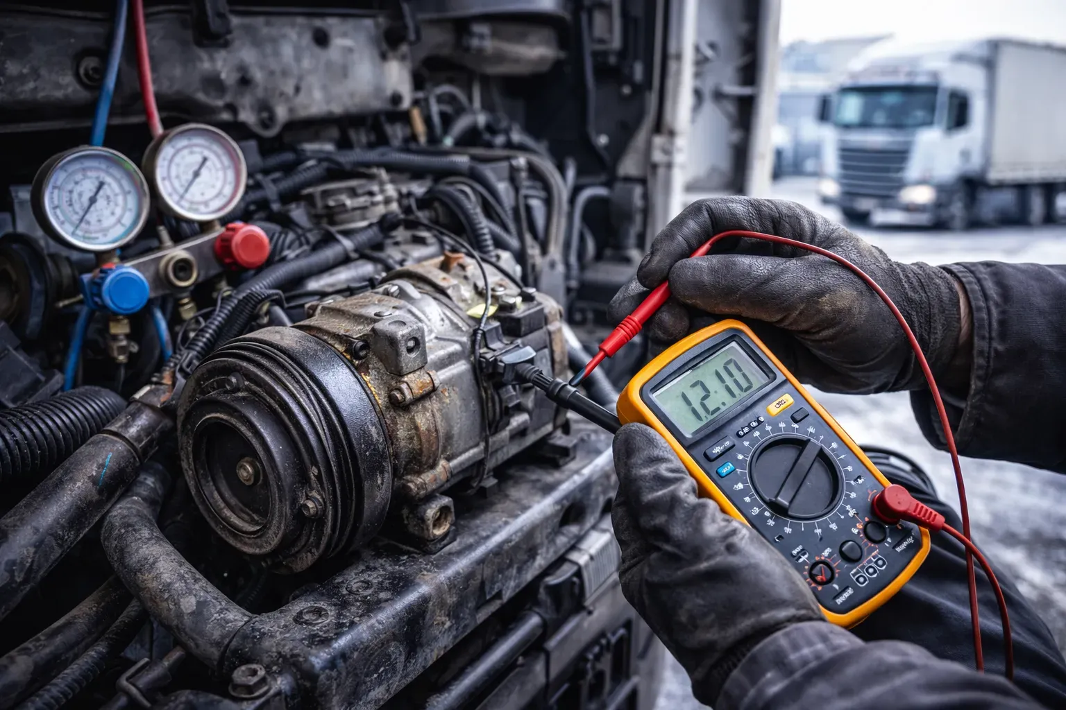 Признаки выхода из строя компрессора системы кондиционирования 