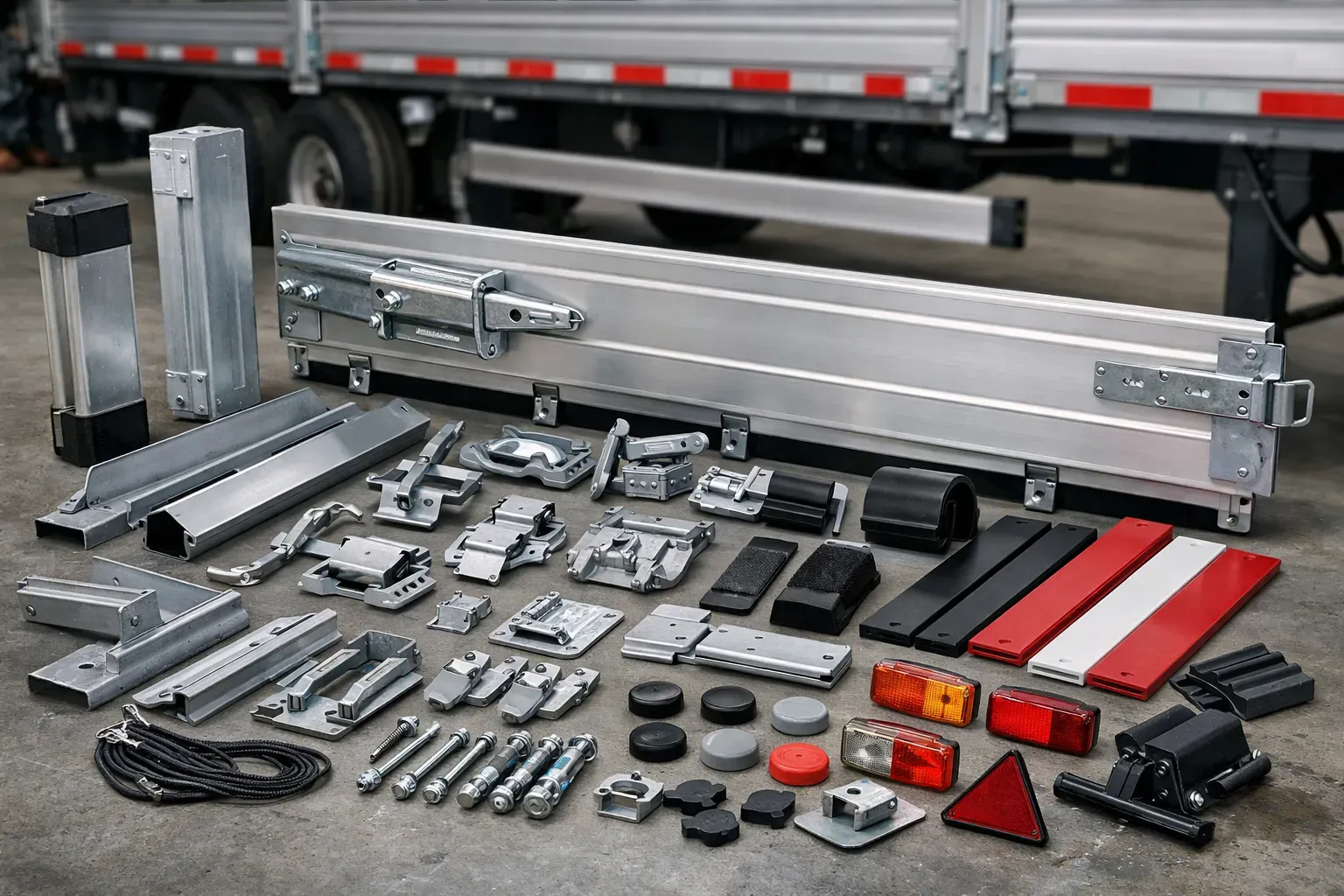 Запчасти для бортов полуприцепа