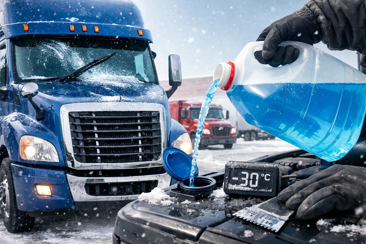 Стеклоомывающая незамерзающая жидкость до -30: как выбрать и использовать правильно