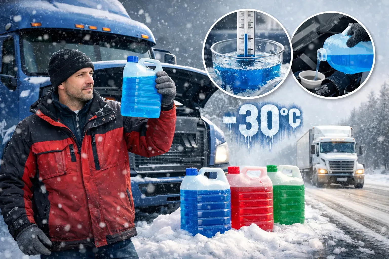 Стеклоомывающая незамерзающая жидкость до -30: как выбрать и использовать правильно