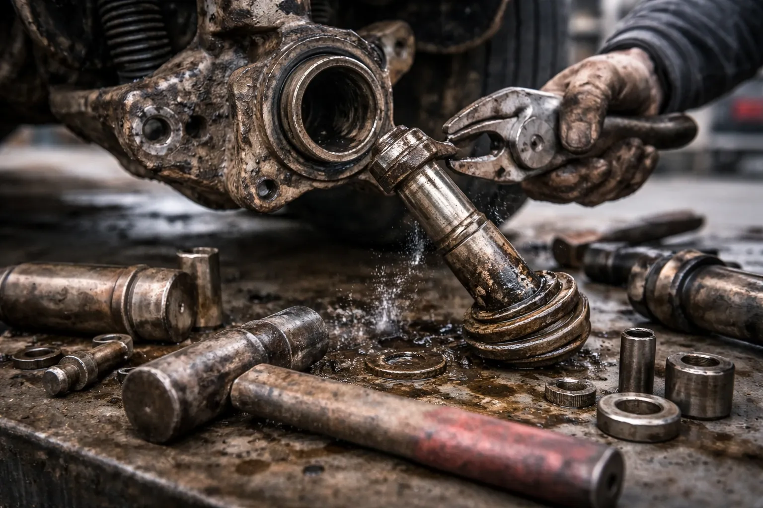 Замена шкворня на грузовике: когда нужна, как выполняется и что важно учитывать