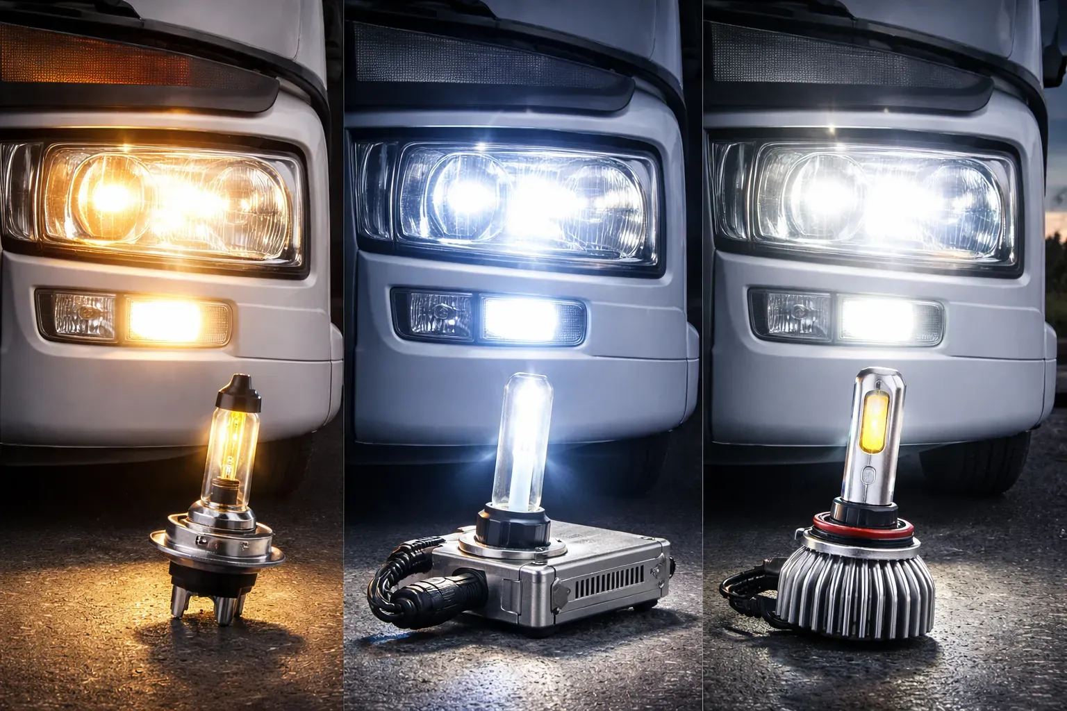 Галоген, ксенон или LED — что выбрать для грузовика