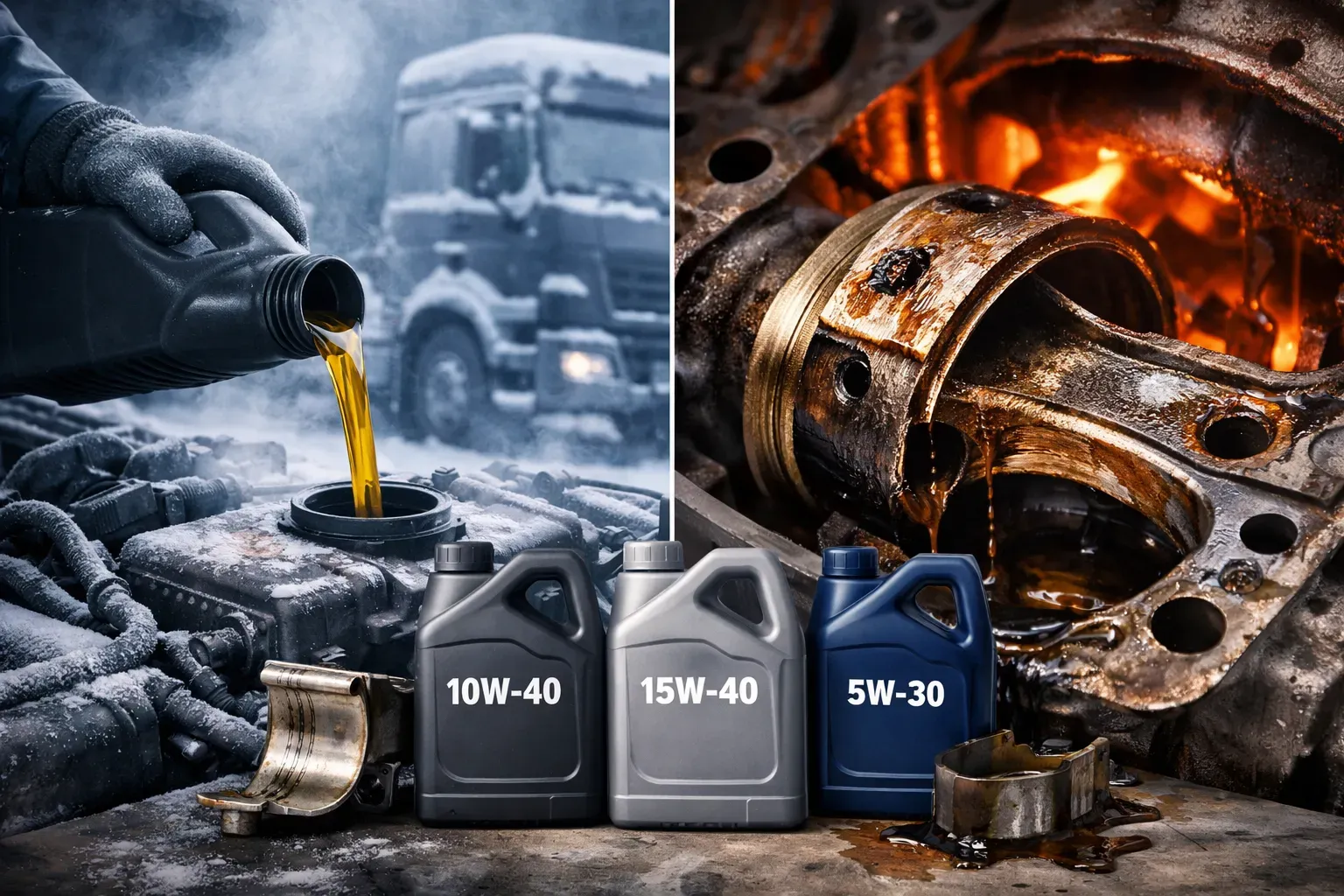 Как выбрать моторное масло для грузовика или автобуса