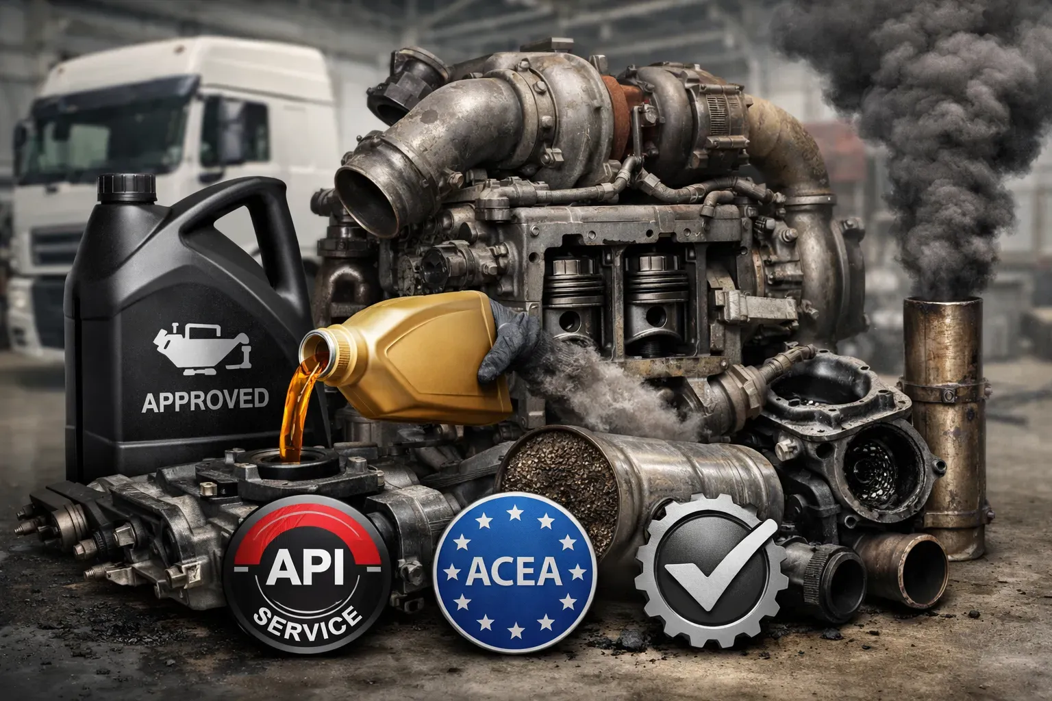 Как выбрать моторное масло для грузовика или автобуса