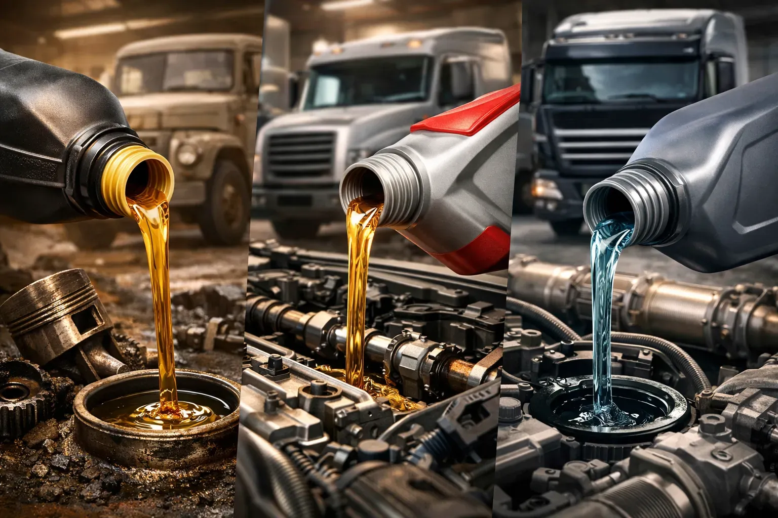 Как выбрать моторное масло для грузовика или автобуса