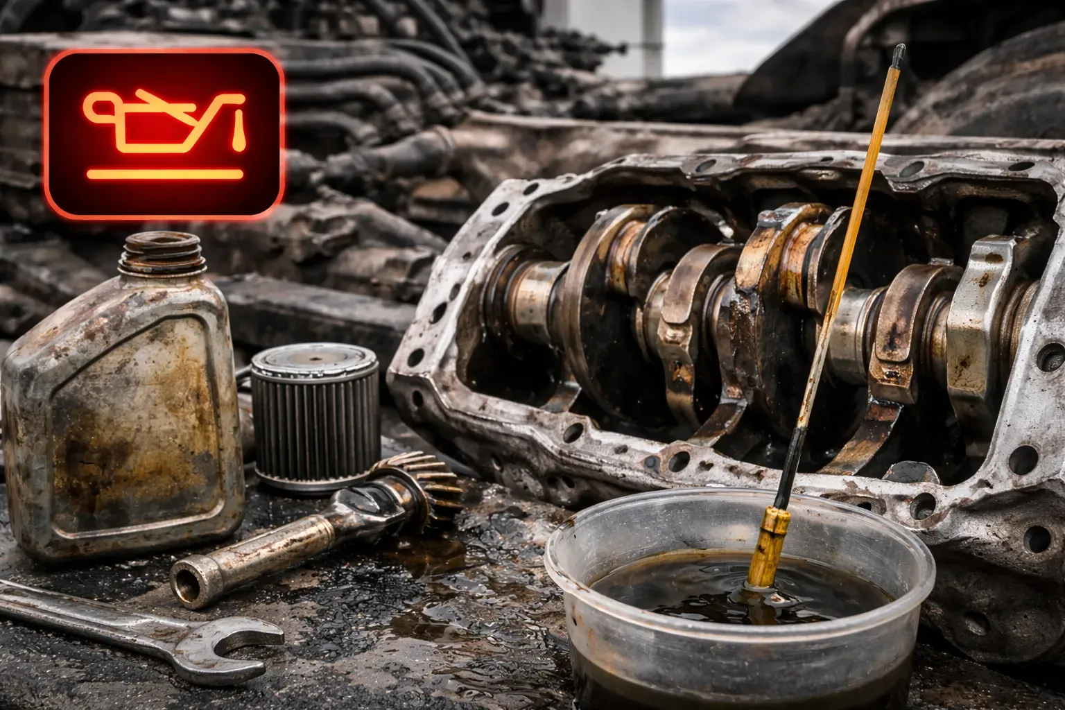 Что такое масляное голодание двигателя грузового автомобиля