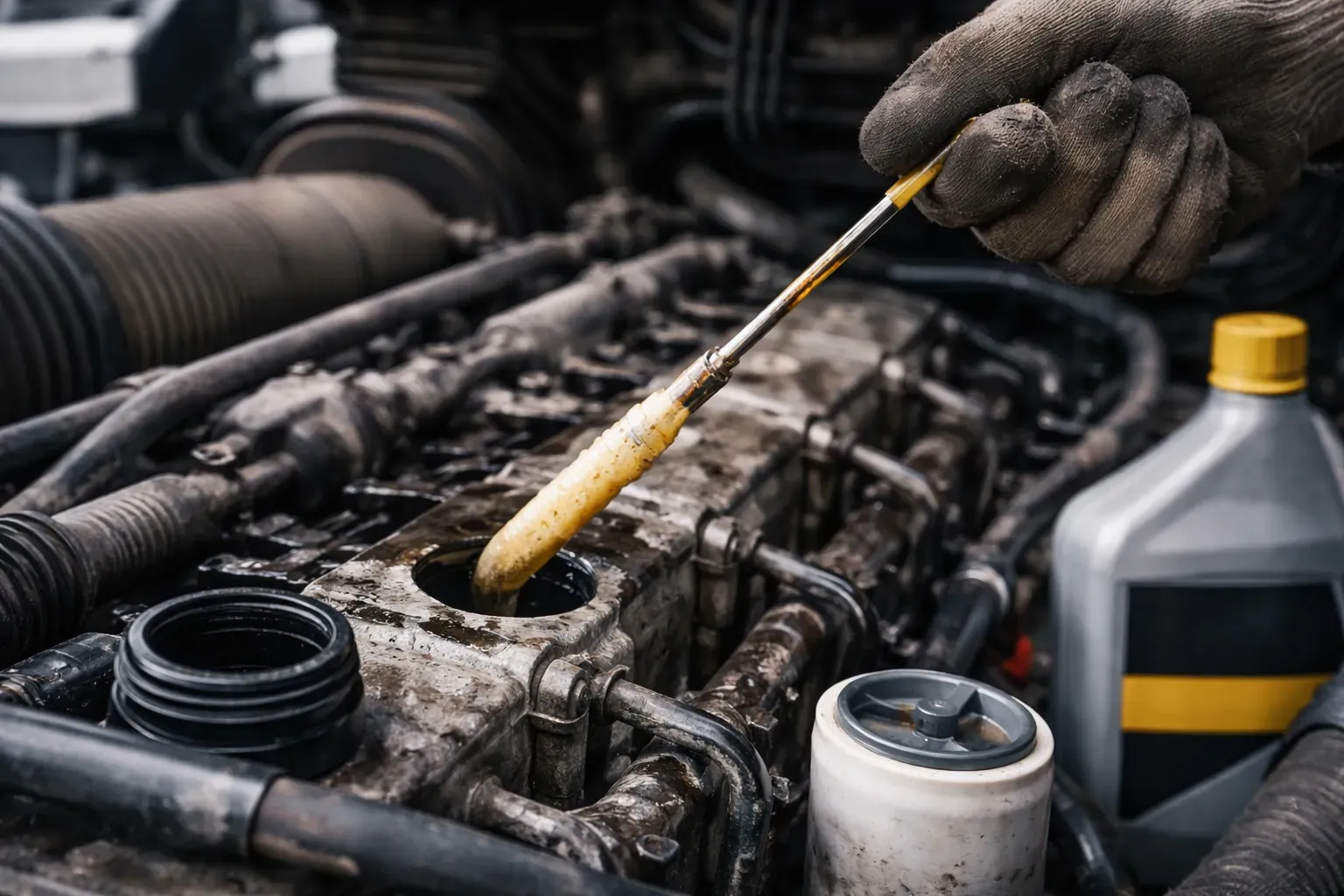 Масляная пена — признаки проблемы в двигателе грузовика