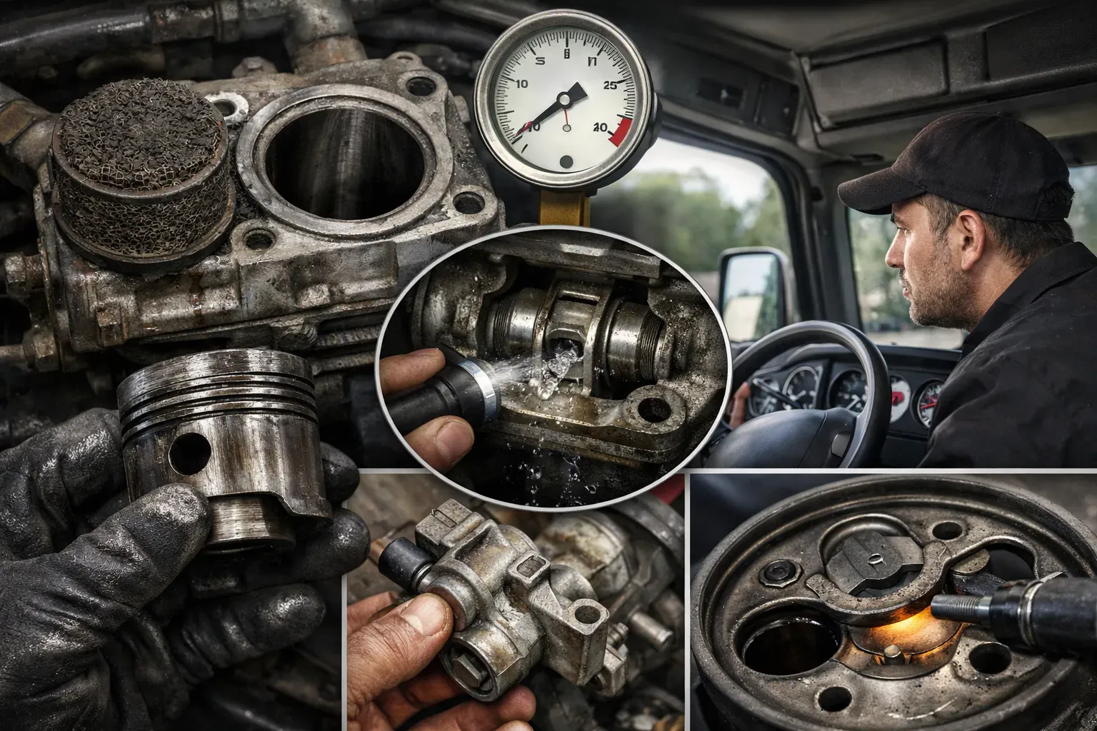 Основные неисправности компрессора грузового автомобиля