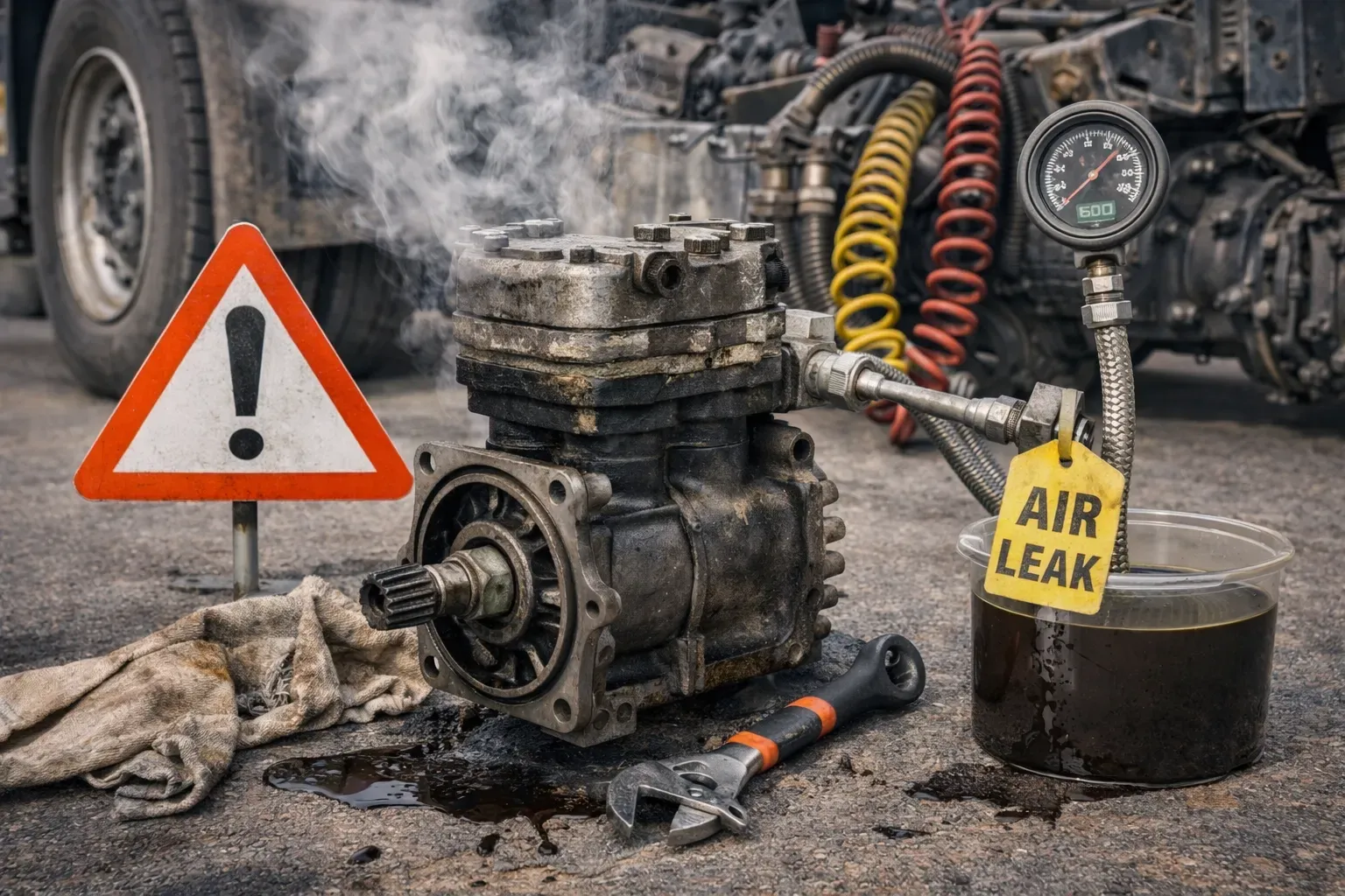 Основные неисправности компрессора грузового автомобиля