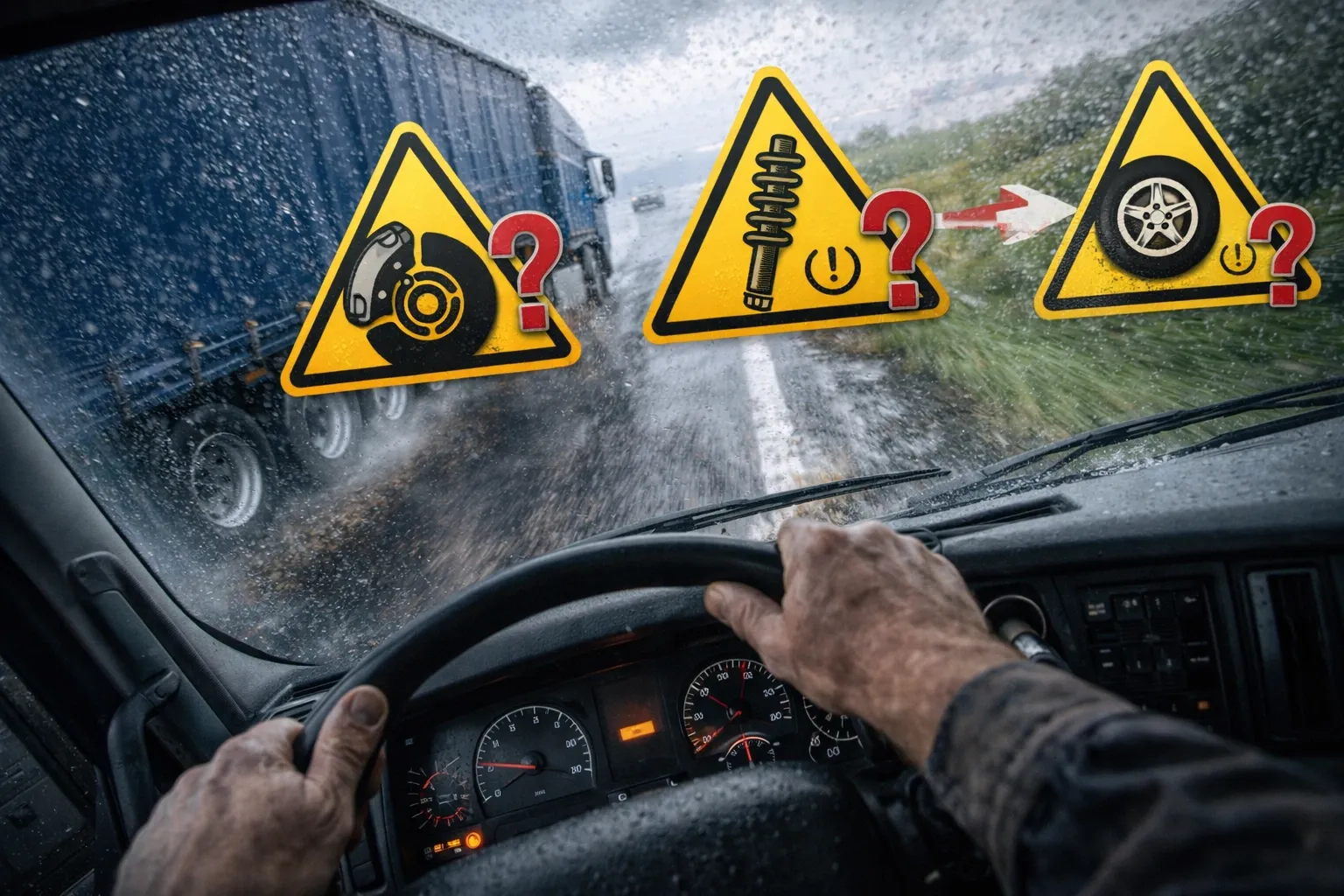 Увод при торможении грузовика — причины, диагностика и способы устранения