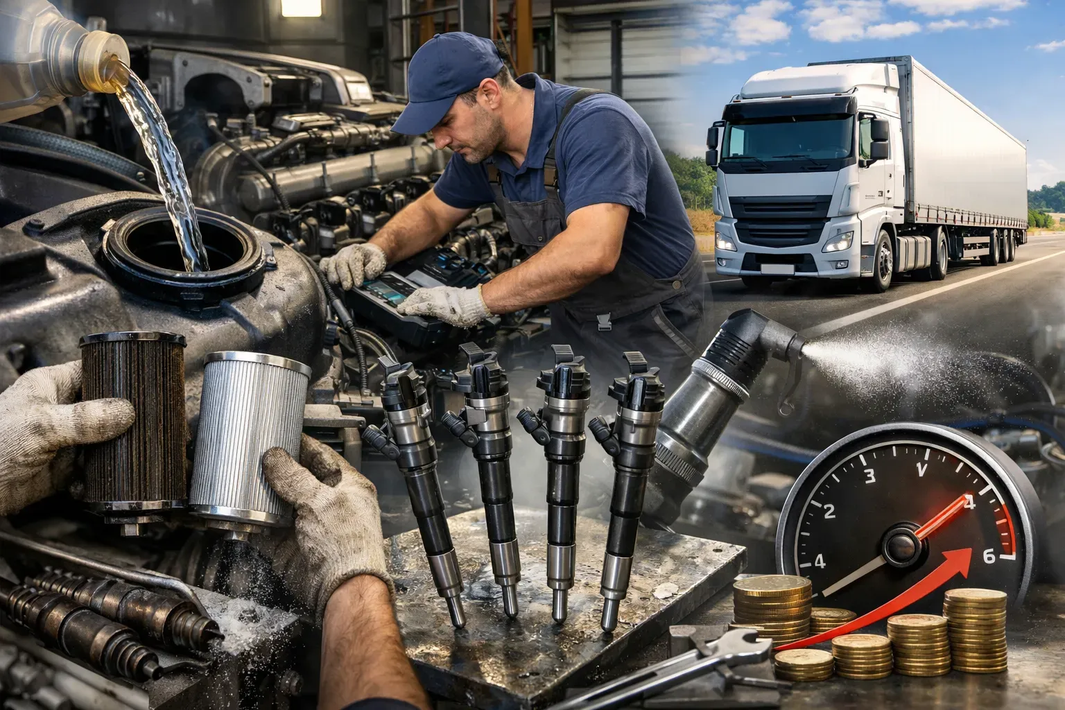 Как неисправные форсунки повышают расход топлива в грузовом автомобиле