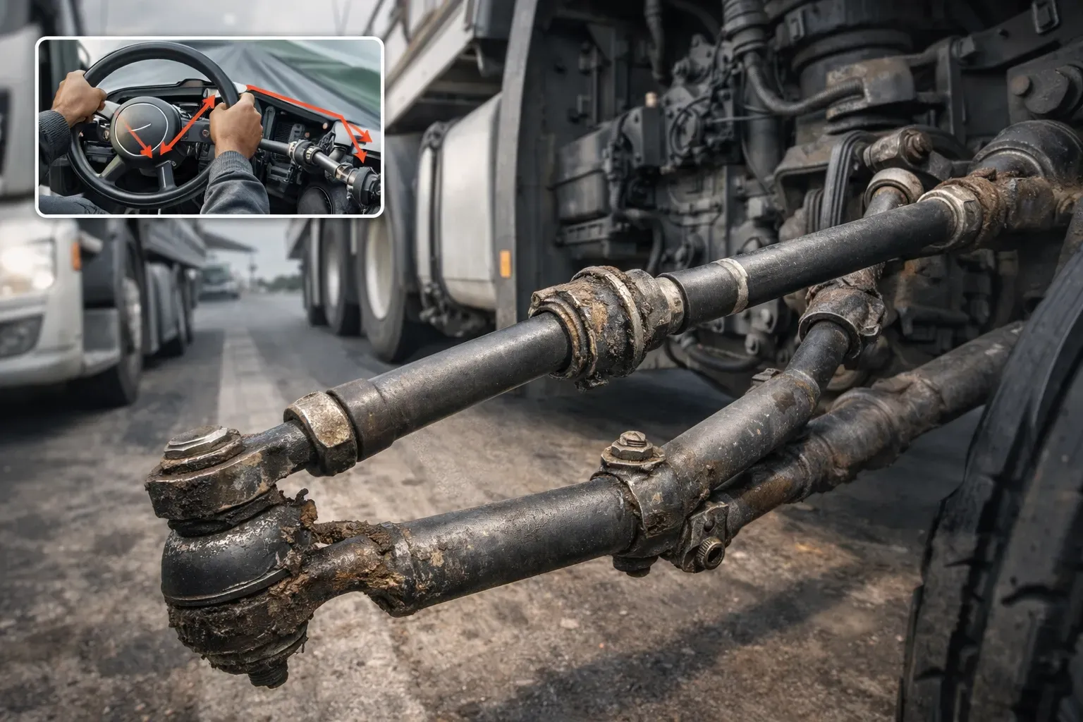 Люфт в рулевых тягах грузовика — чем опасен и почему нельзя игнорировать проблему