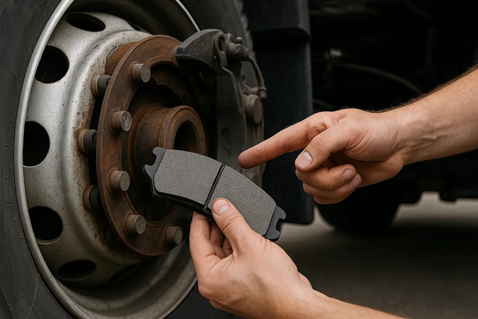 Как выбрать тормозные колодки грузовика?