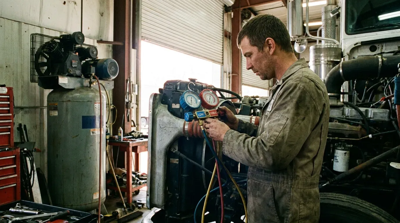 Как подготовить кондиционер грузовика к лету: практичный разбор без лишней теории