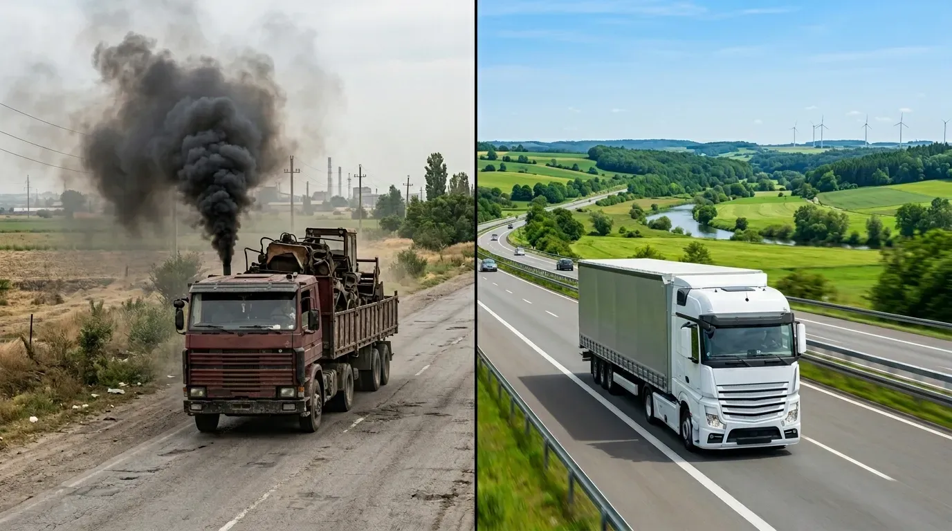 Евро-нормы и требования к выхлопу грузовиков: что это значит на практике
